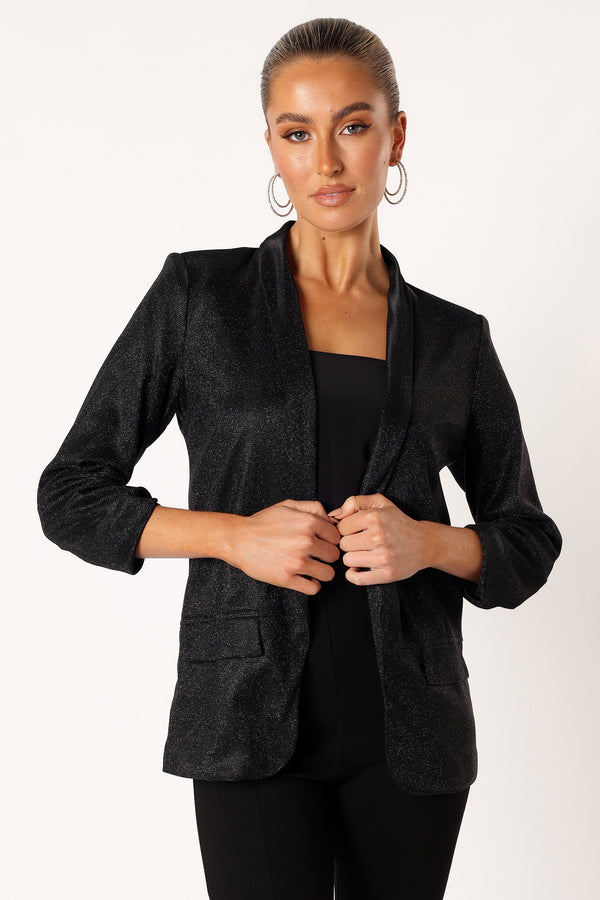 Petal and Pup USA OUTERWEAR Gemma Blazer - Black