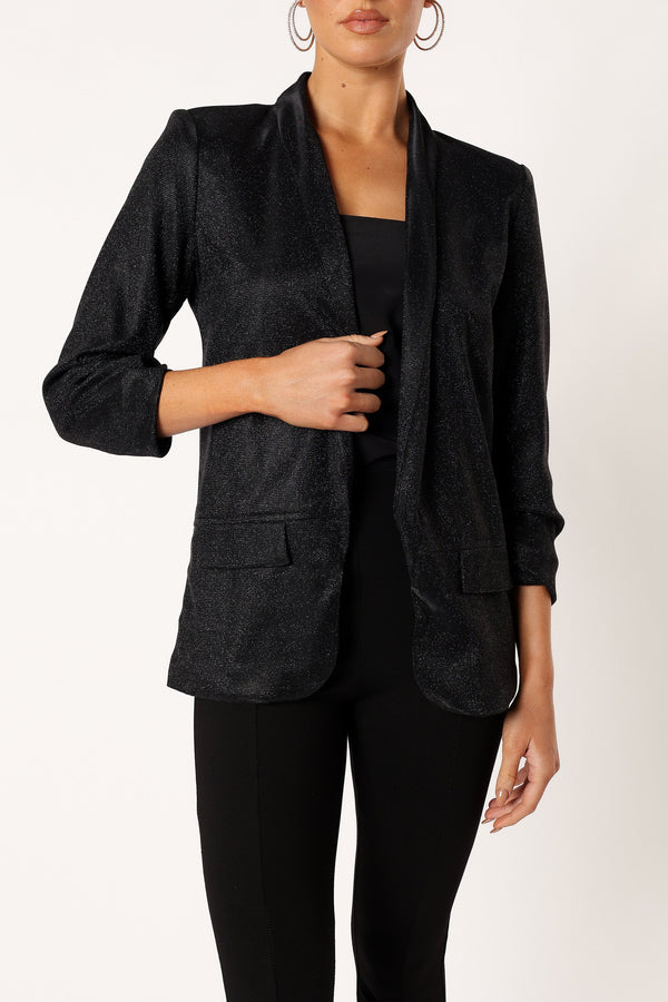 Petal and Pup USA OUTERWEAR Gemma Blazer - Black