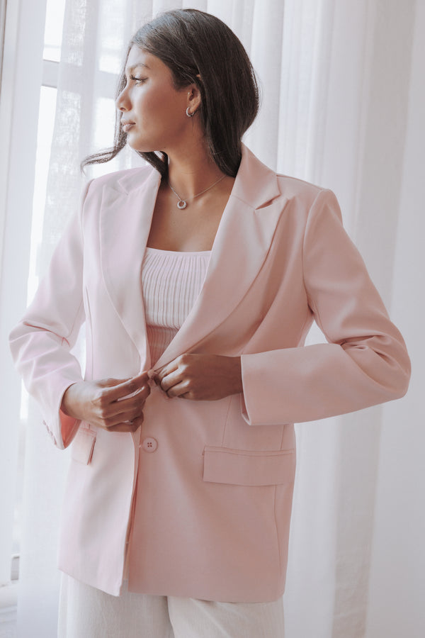 Petal and Pup USA OUTERWEAR Henrietta Blazer - Pink