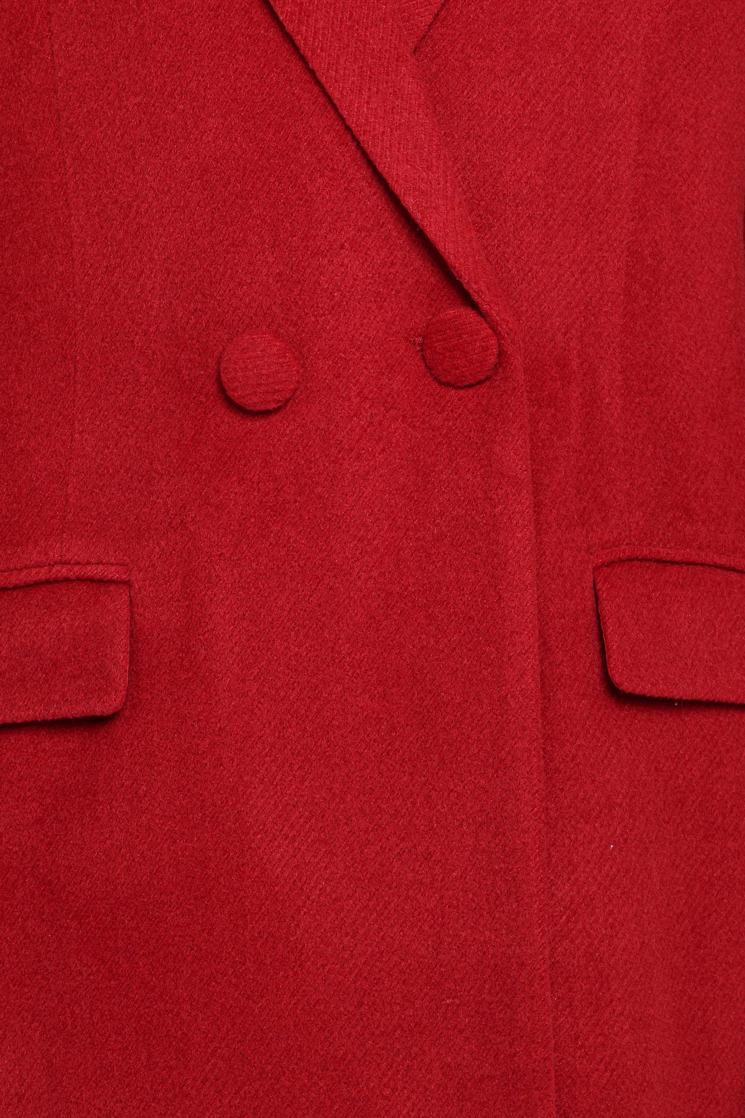 Petal and Pup USA OUTERWEAR Jett Long Blazer Coat - Red