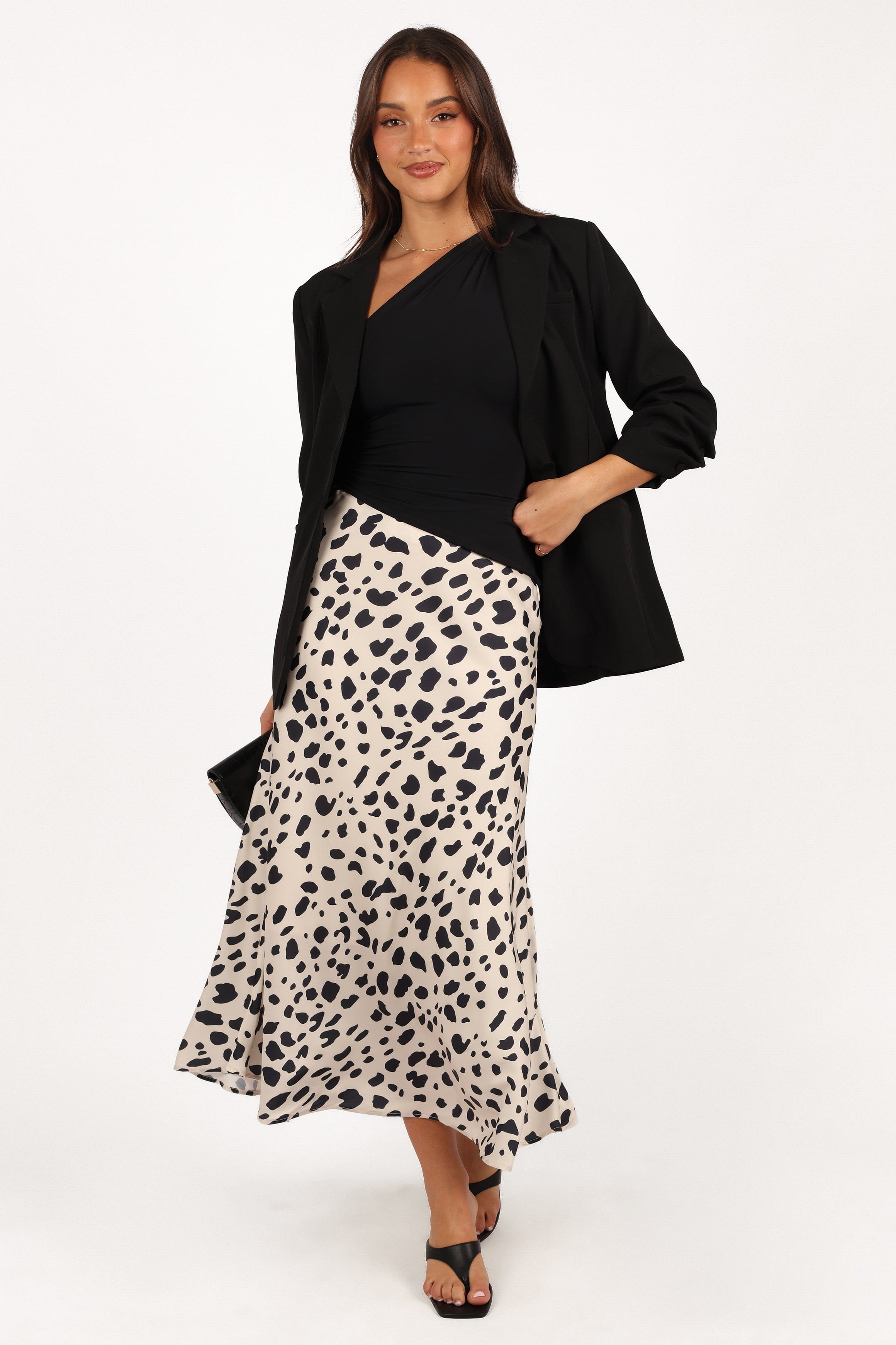 Petal and Pup USA OUTERWEAR Kelby Slouch Sleeve Blazer - Black
