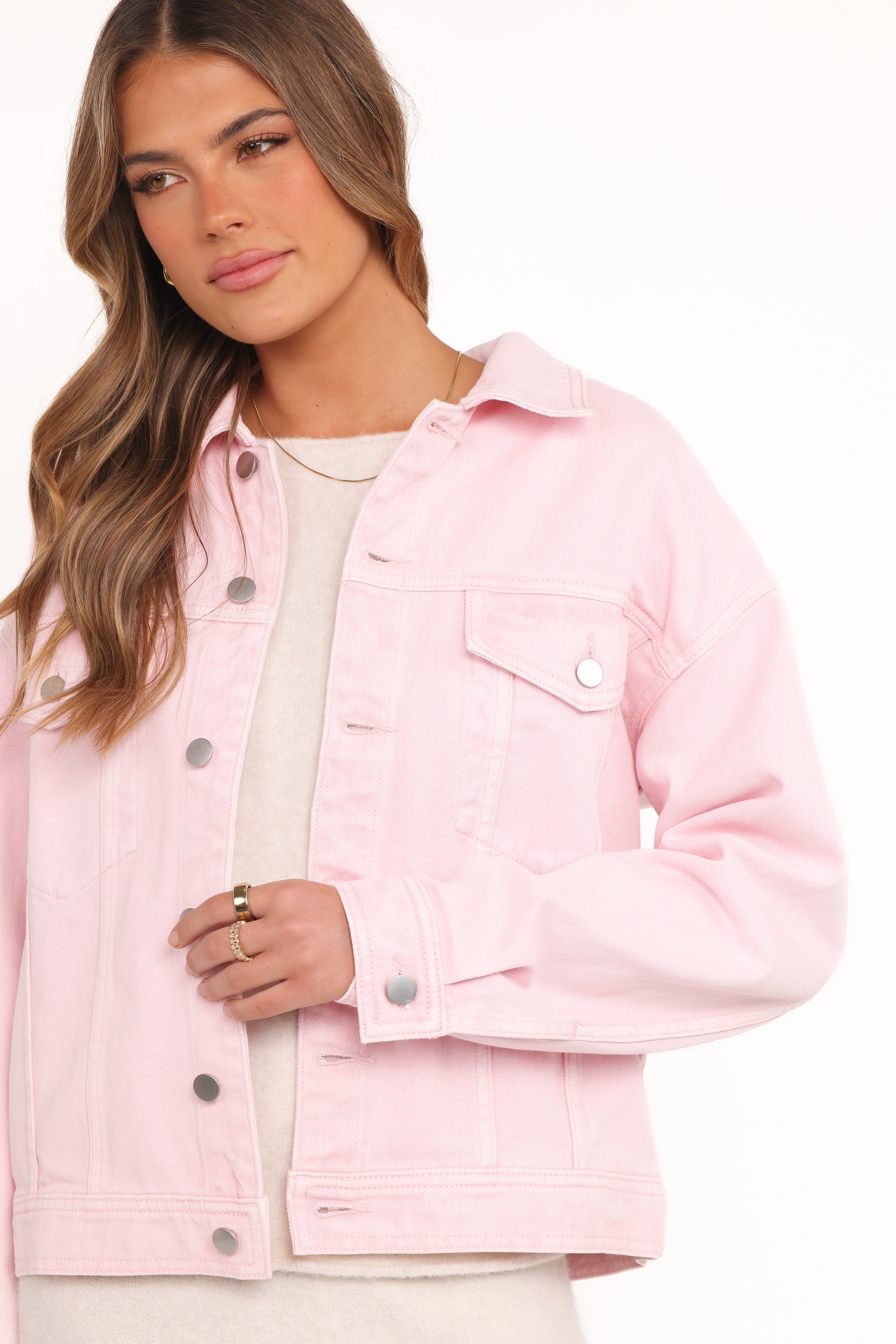 ジャケット・アウター \"Pink House\" Isao Kaneko Denim Jacket ピンクデニムジャケット【S】 - ピンクハウス通販｜リサイクル