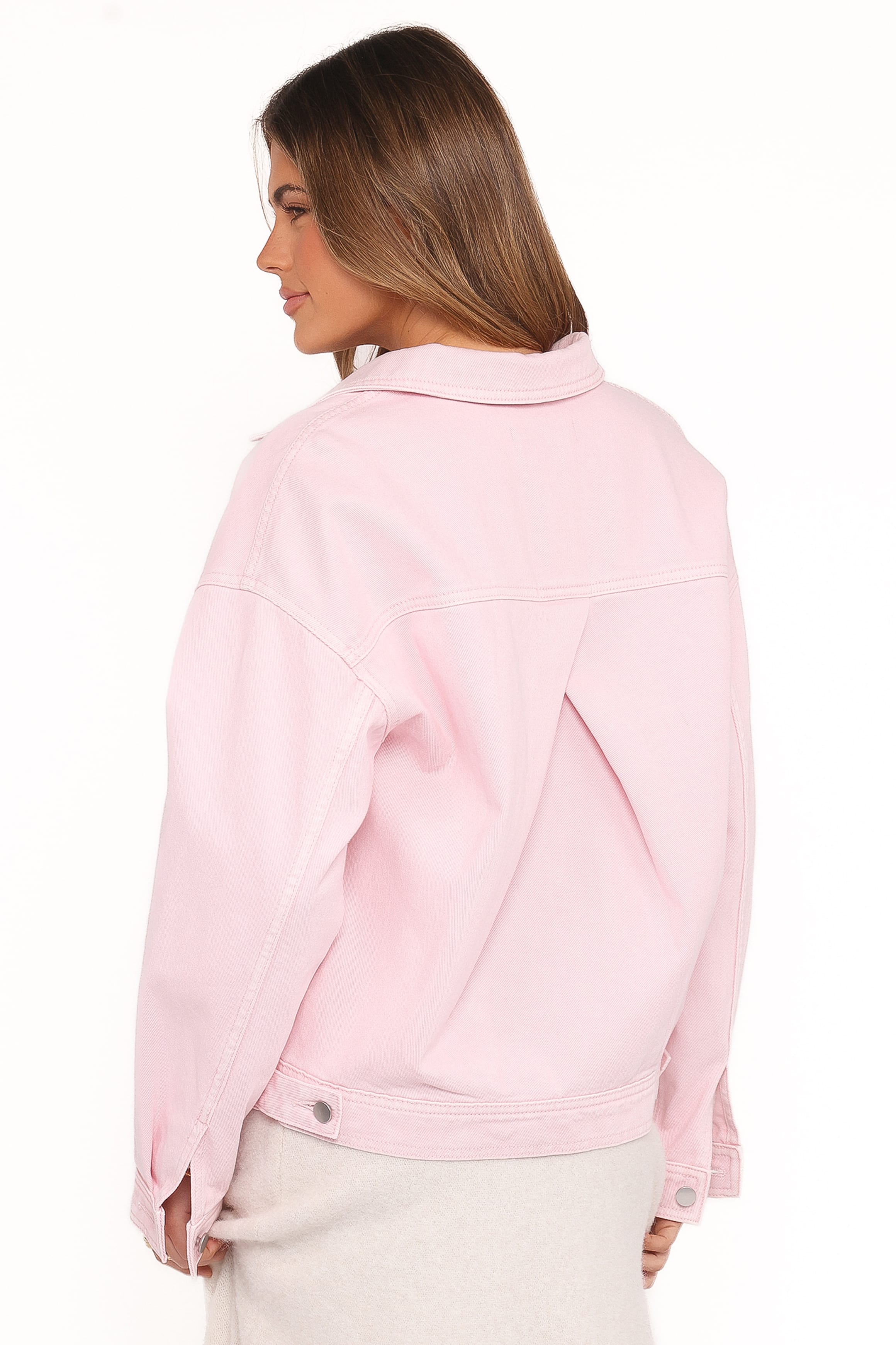 Petal and Pup USA OUTERWEAR Larosa Denim Jacket - Dusty Pink
