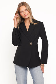 Petal and Pup USA OUTERWEAR Leo Blazer - Black