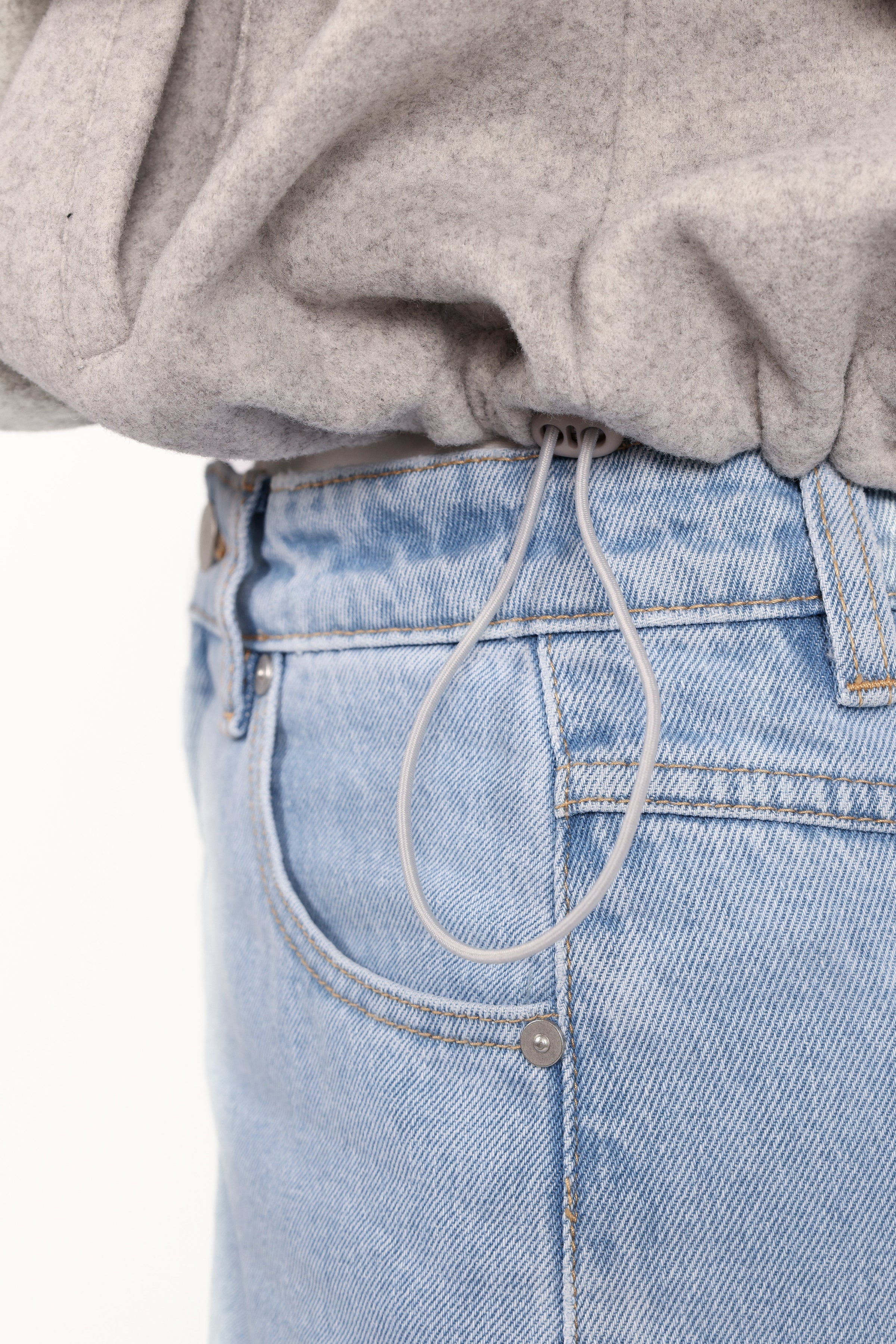 Petal and Pup USA OUTERWEAR Liv Zip Front Jacket - Grey (Hold for Rack)