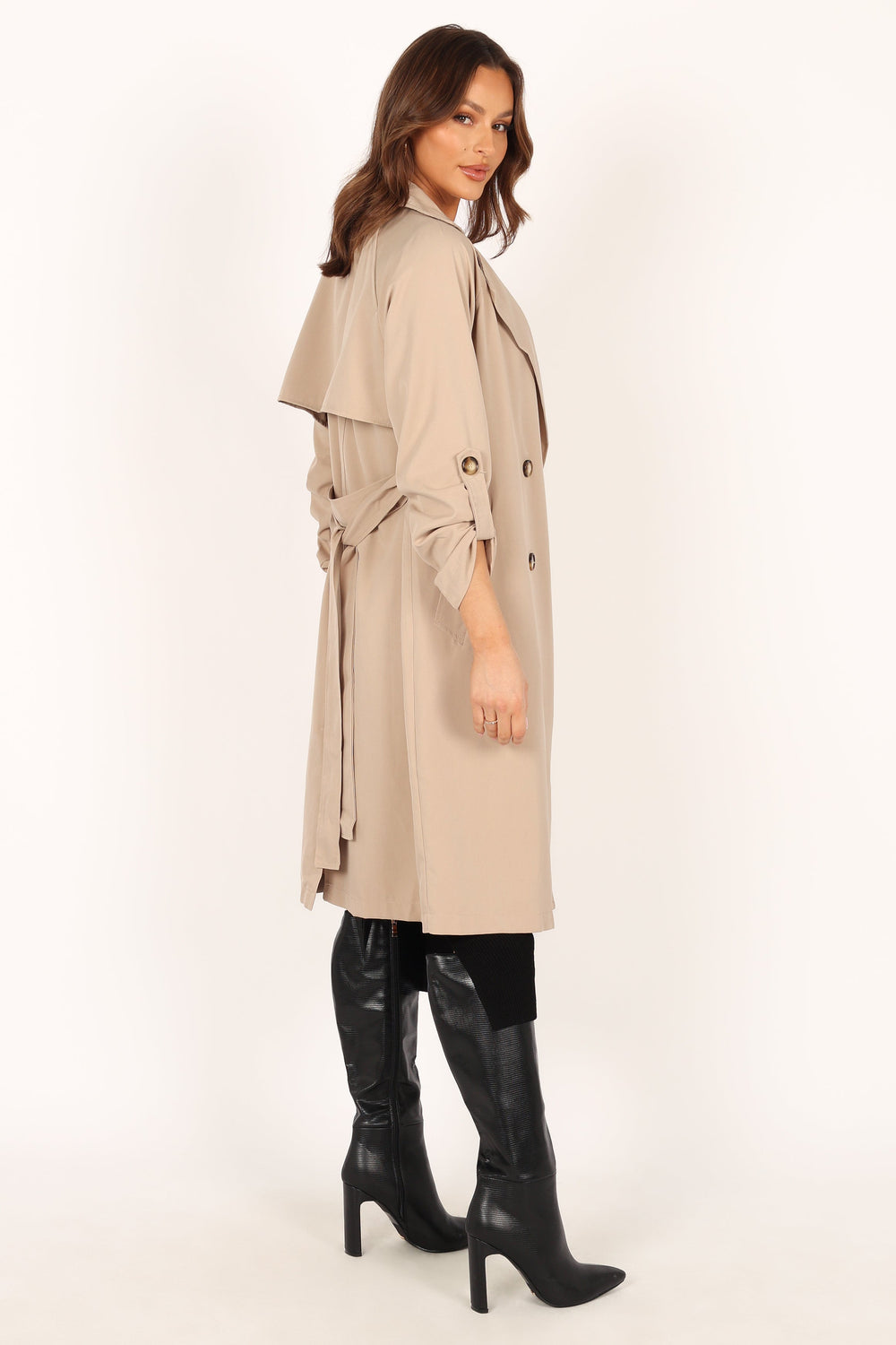 Petal and Pup USA OUTERWEAR Montana Trench Coat - Beige