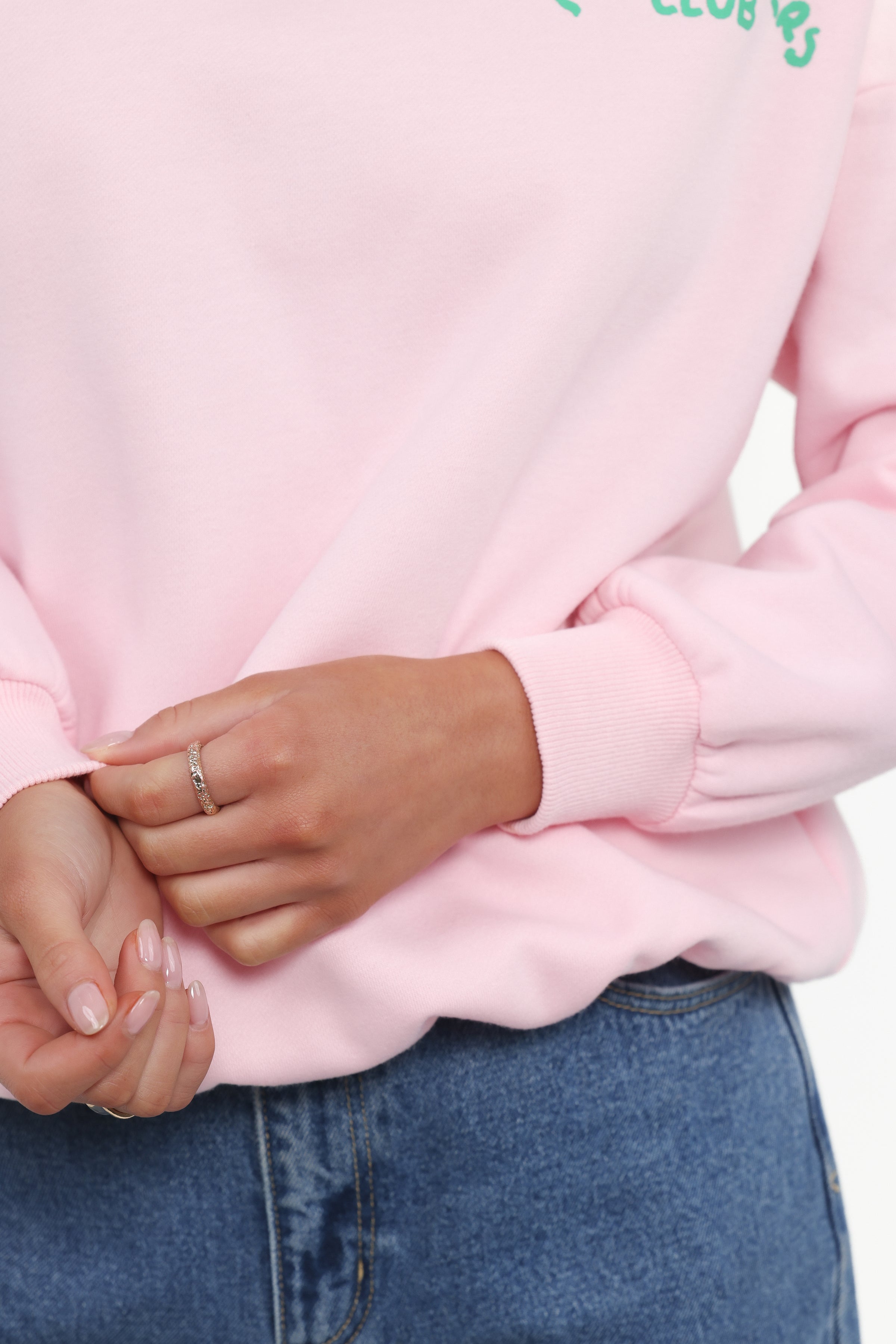 Petal and Pup USA OUTERWEAR Pasta Lovers Club Graphic Sweater - Pink