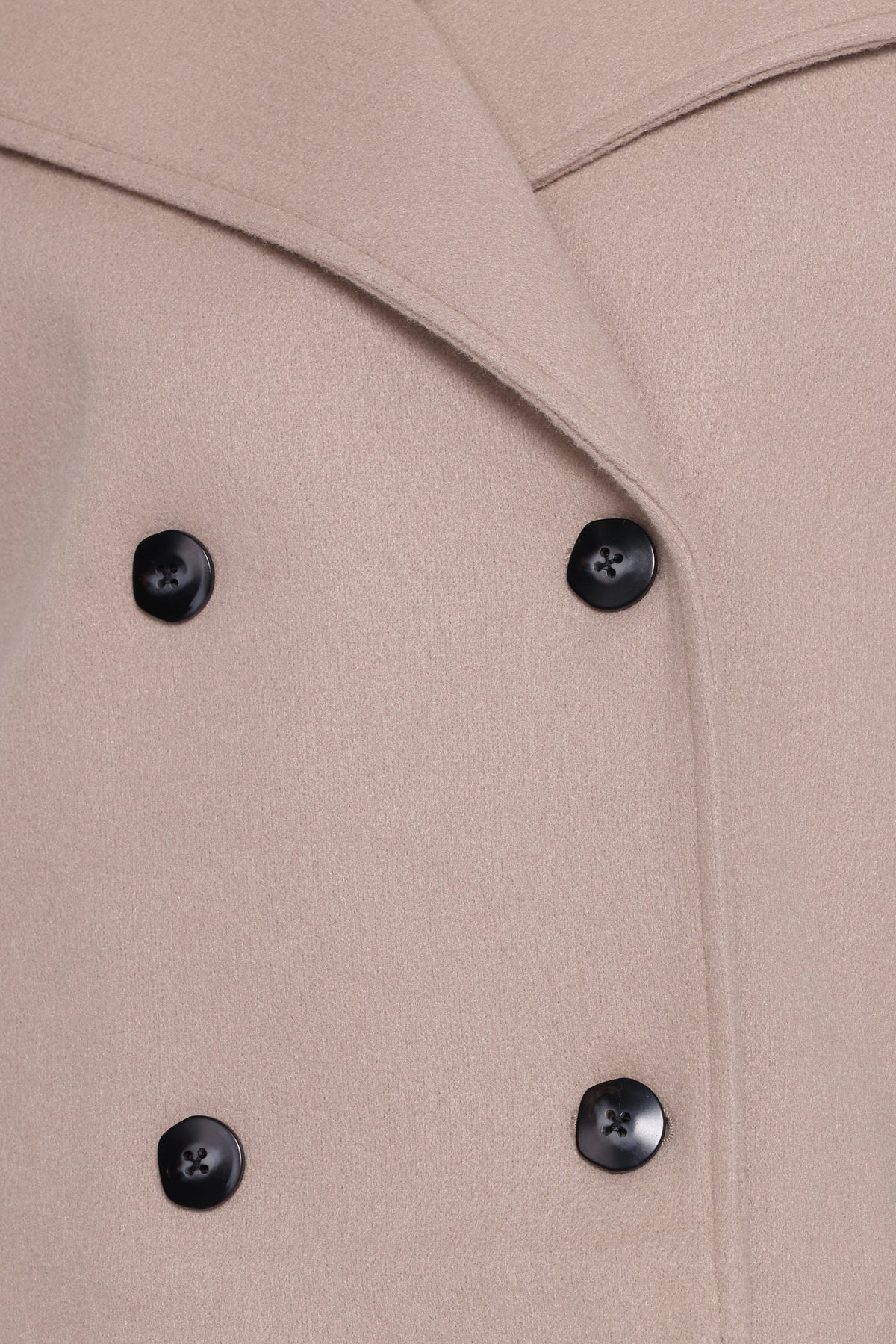 Petal and Pup USA OUTERWEAR Saylor Cropped Car Coat - Oatmeal