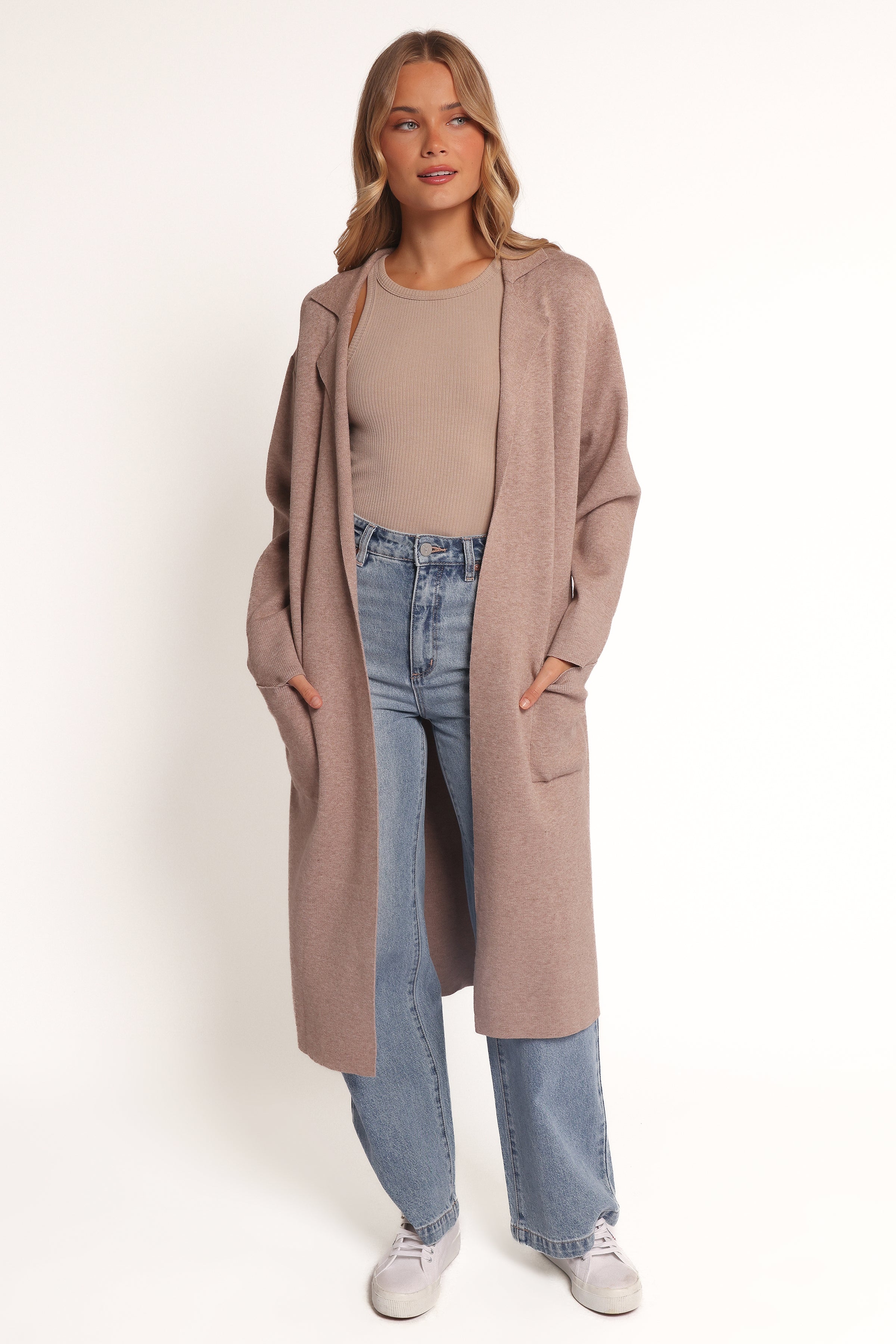 Petal and Pup USA OUTERWEAR Venda Coatigan - Light Brown