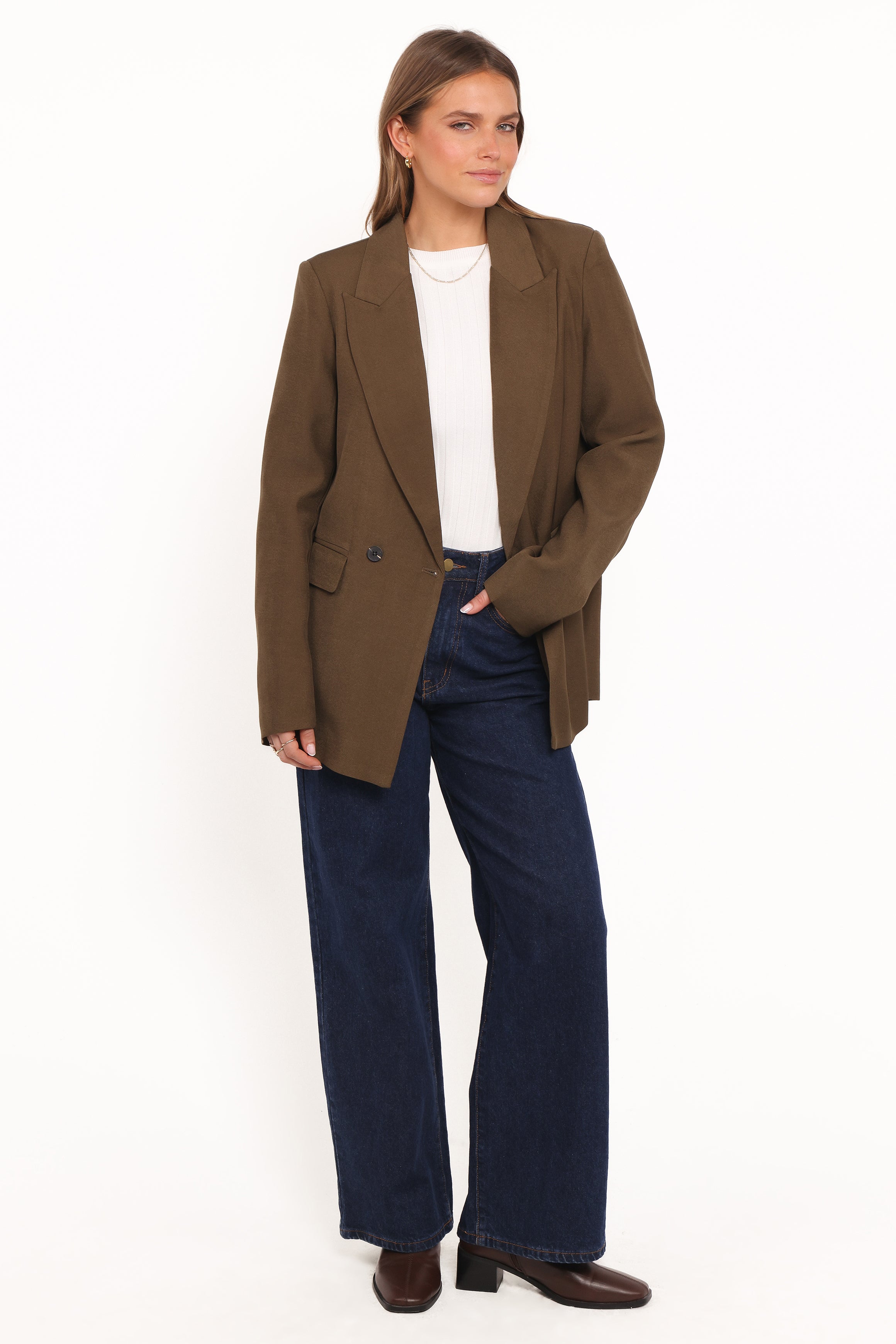 Petal and Pup USA OUTERWEAR Viper Blazer - Olive