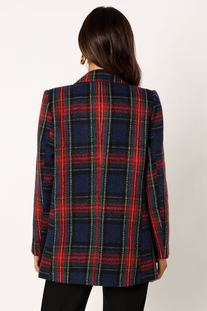 Vivienne Blazer - Burgundy main image 0