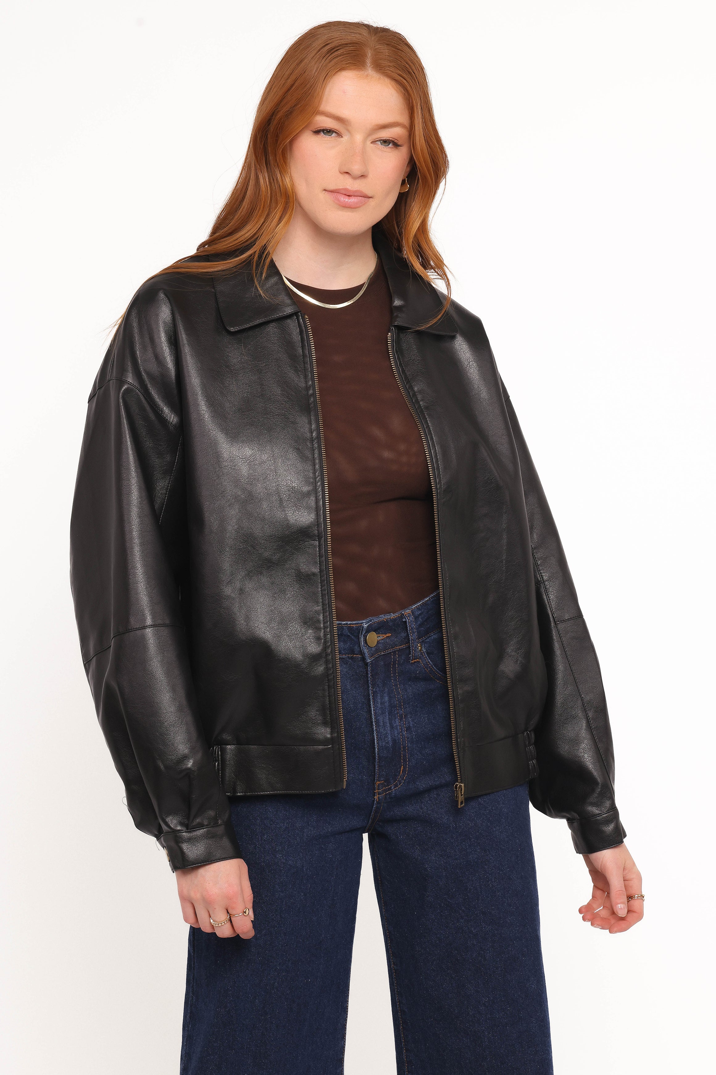 Zoe Bomber Jacket - Black | Petal & Pup USA