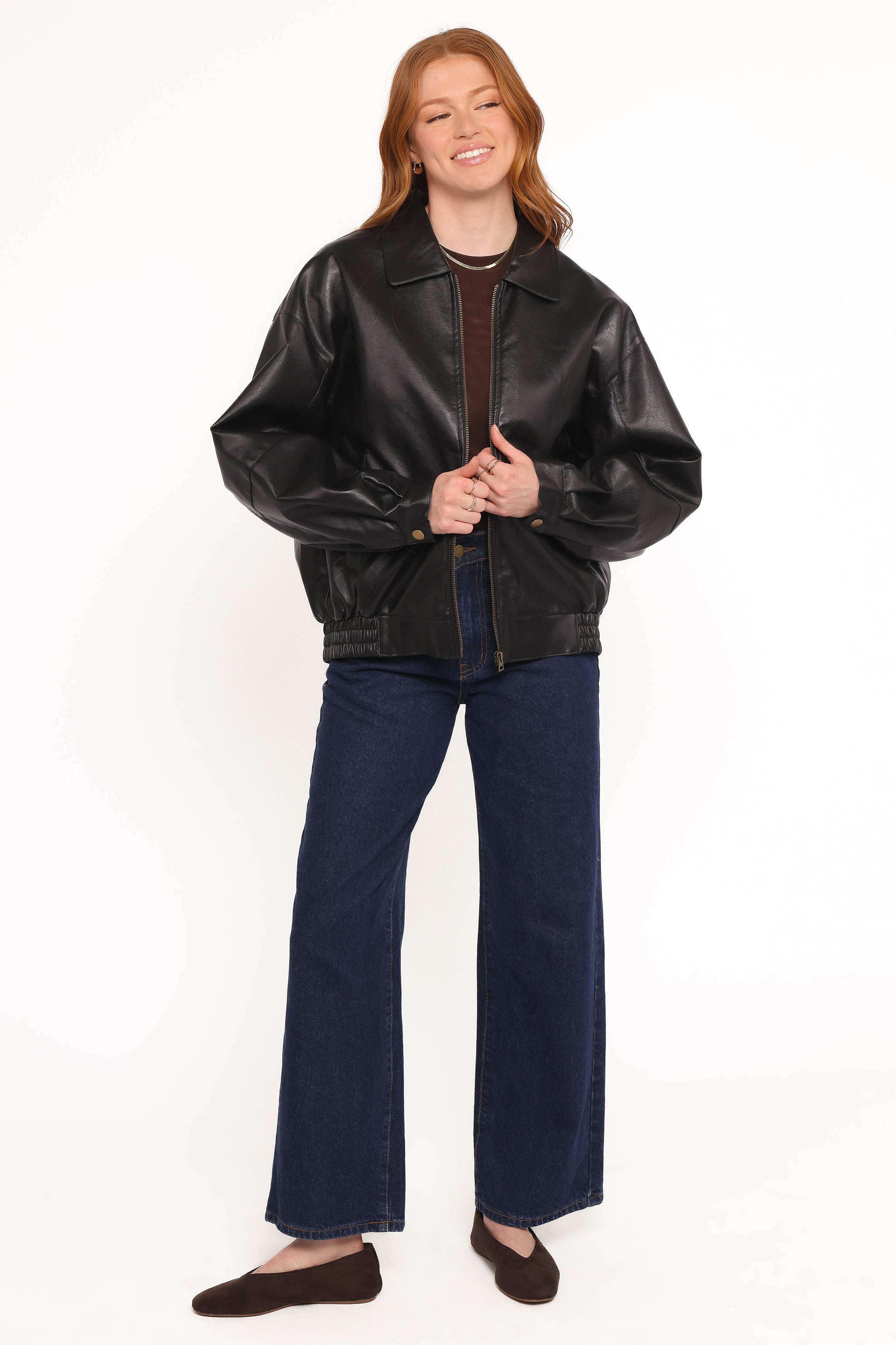 Zoe Bomber Jacket - Black