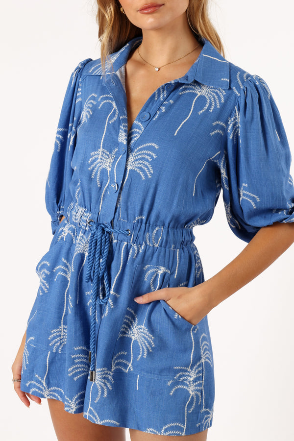 Petal and Pup USA playsuit Gina playsuit - Blue Print