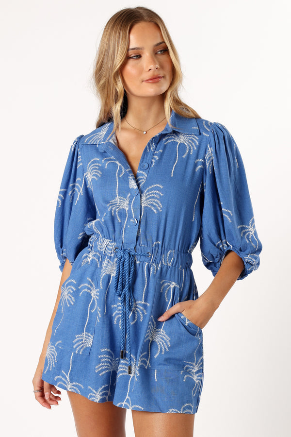 Petal and Pup USA playsuit Gina playsuit - Blue Print