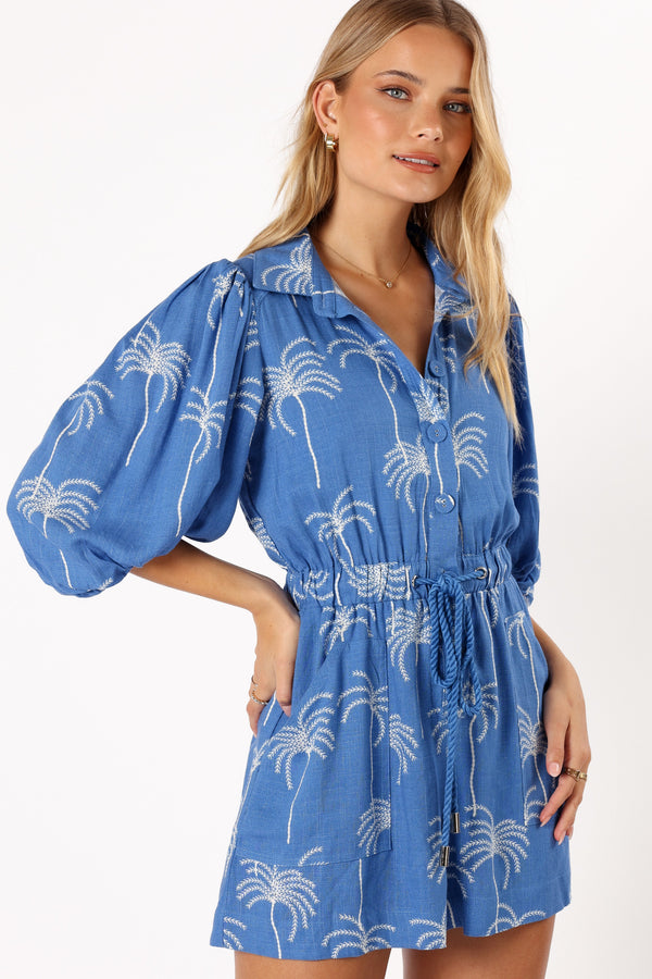 Petal and Pup USA playsuit Gina playsuit - Blue Print