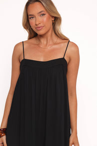 Petal and Pup USA PLAYSUITS Abegail Flowy Jumpsuit - Black