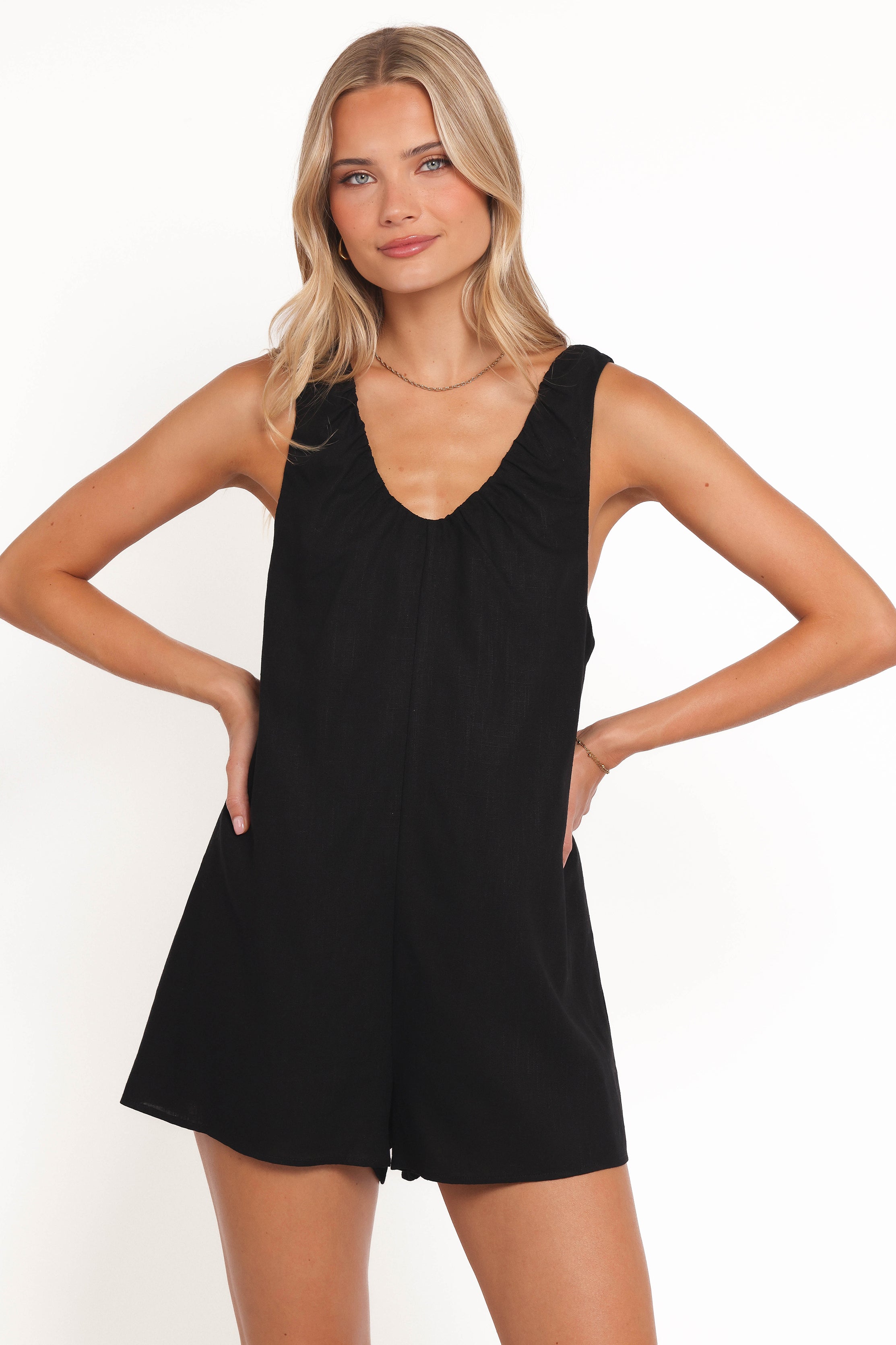 Petal and Pup USA PLAYSUITS Archer Romper - Black