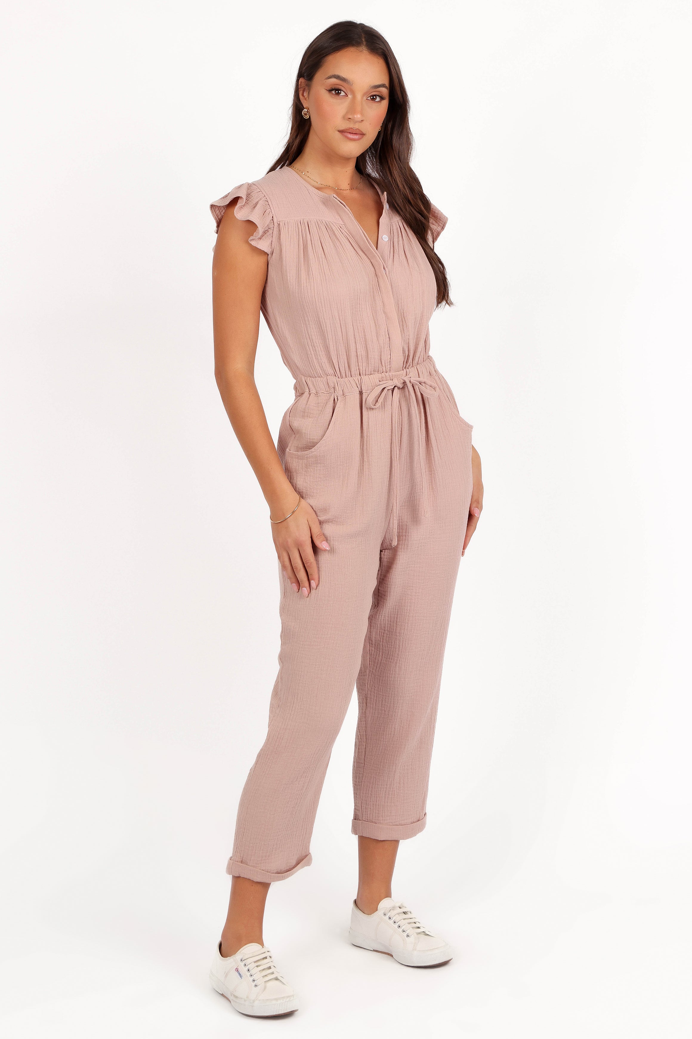 Petal and Pup USA PLAYSUITS Brooklyn Jumpsuit - Dusty Mauve