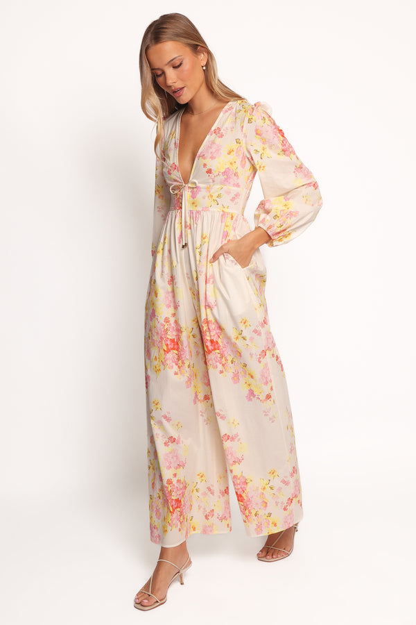 Petal and Pup USA PLAYSUITS Celestine Jumpsuit - Pink Floral