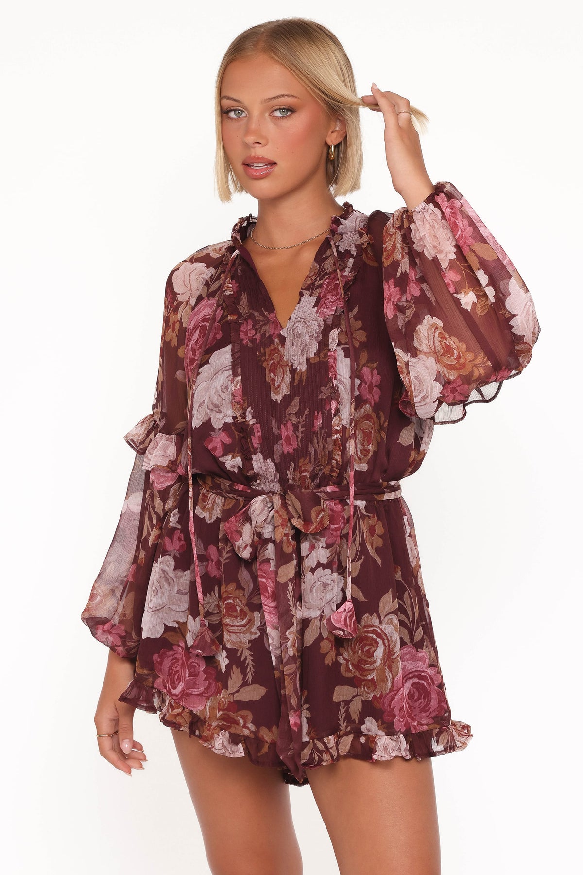 Petal and Pup Women's Delaney Long Sleeve Romper