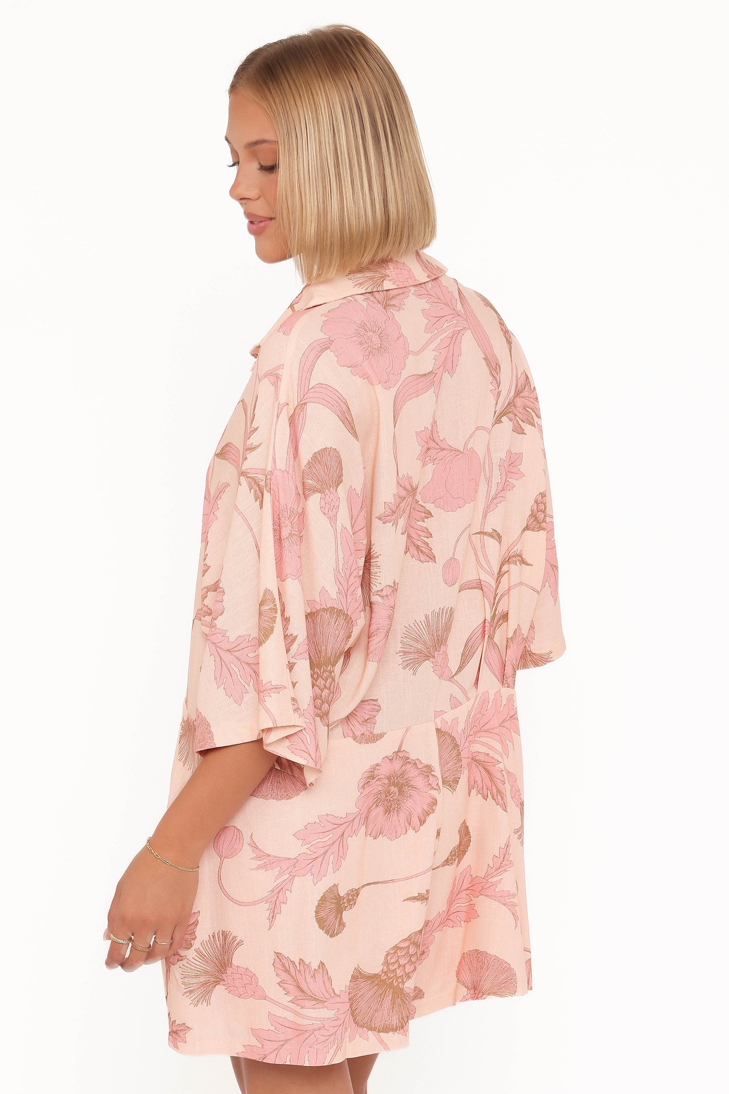 Petal and Pup USA PLAYSUITS Ellisa Romper - Pink Floral