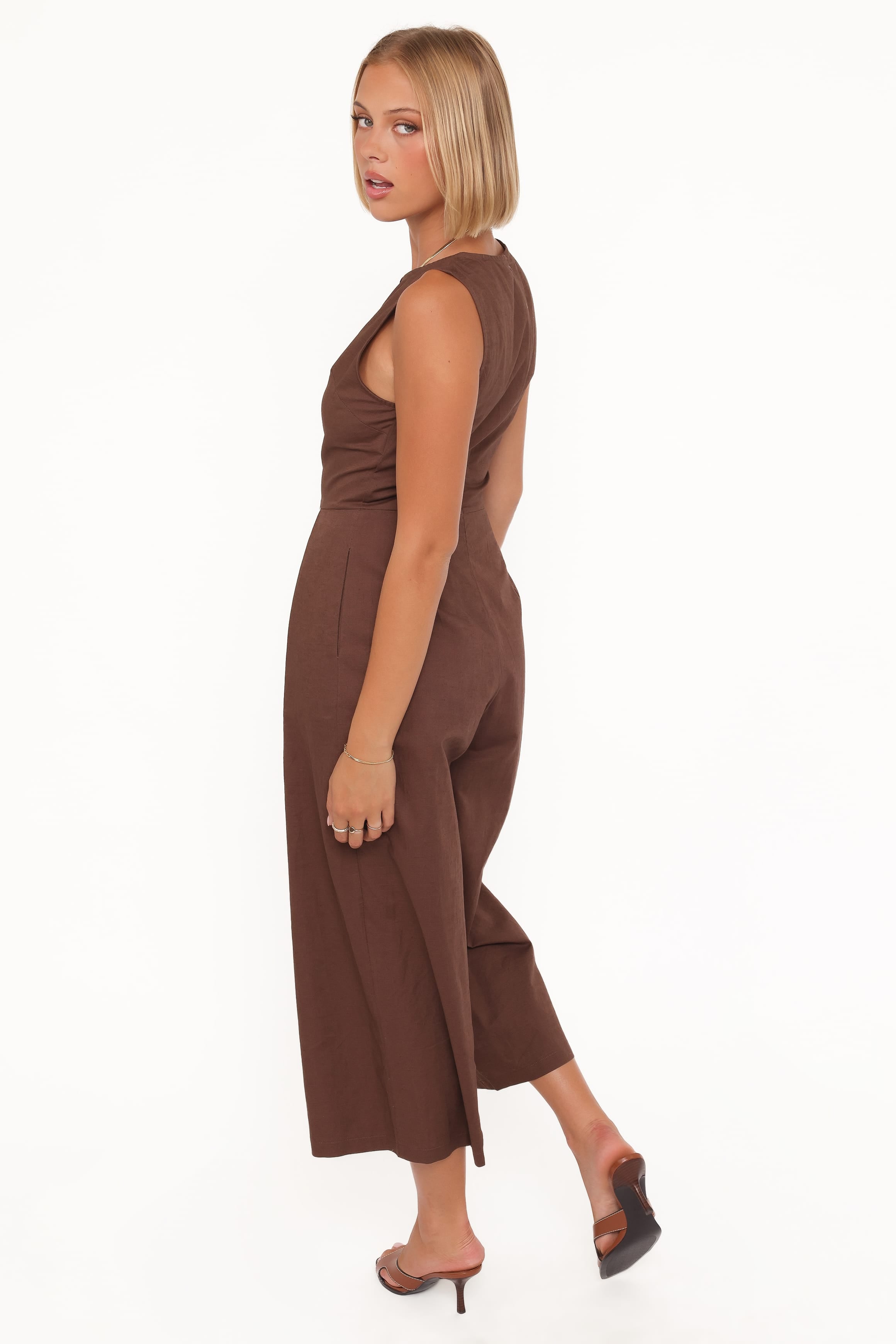 Petal and Pup USA PLAYSUITS Ester Jumpsuit - Chocolate
