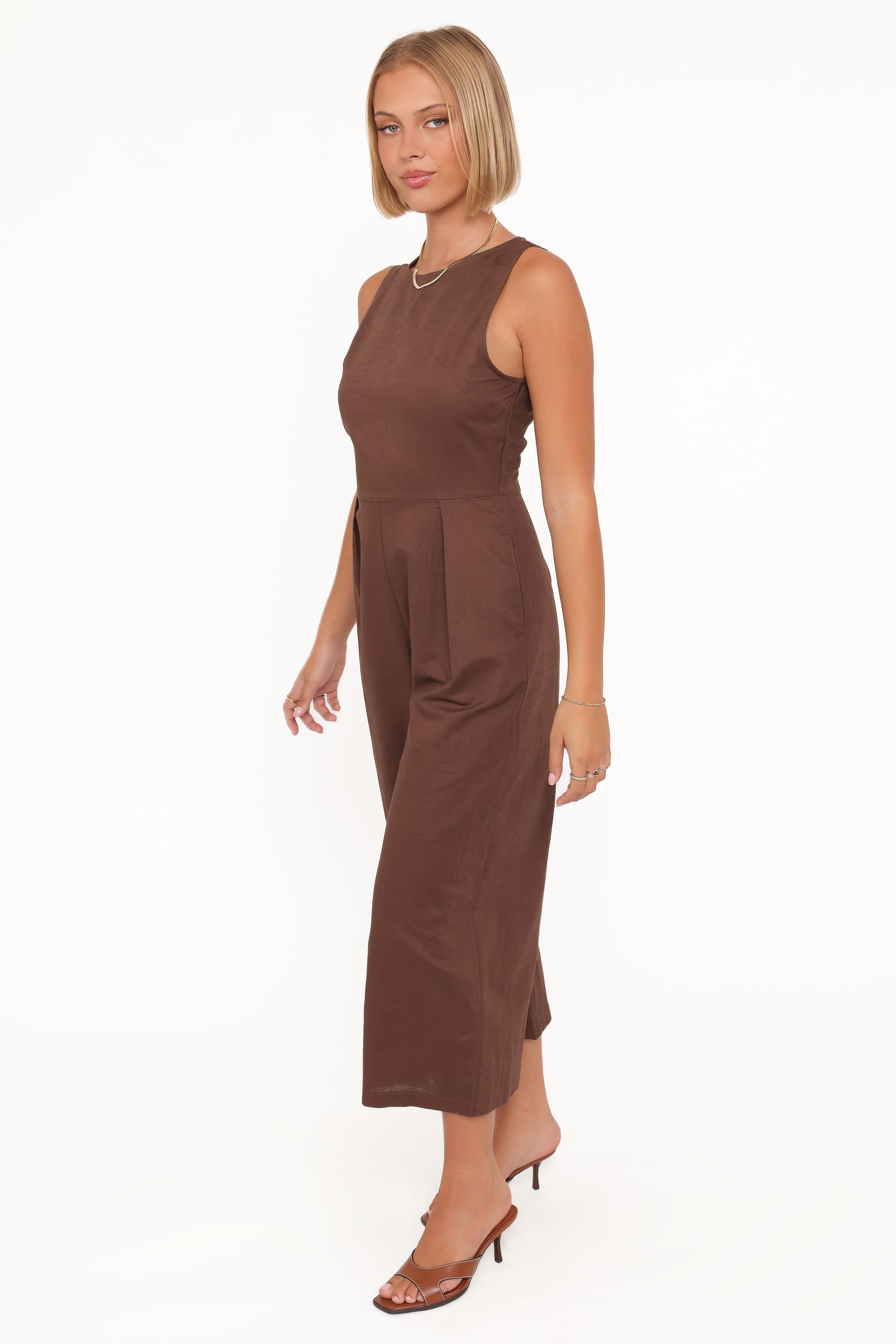 Petal and Pup USA PLAYSUITS Ester Jumpsuit - Chocolate