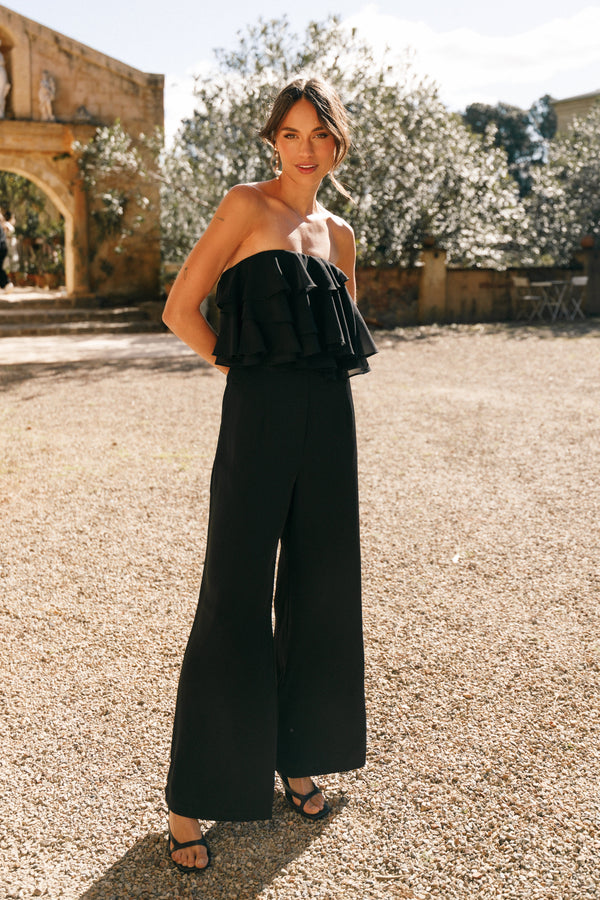 Petal and Pup USA PLAYSUITS Georgiana Jumpsuit - Black