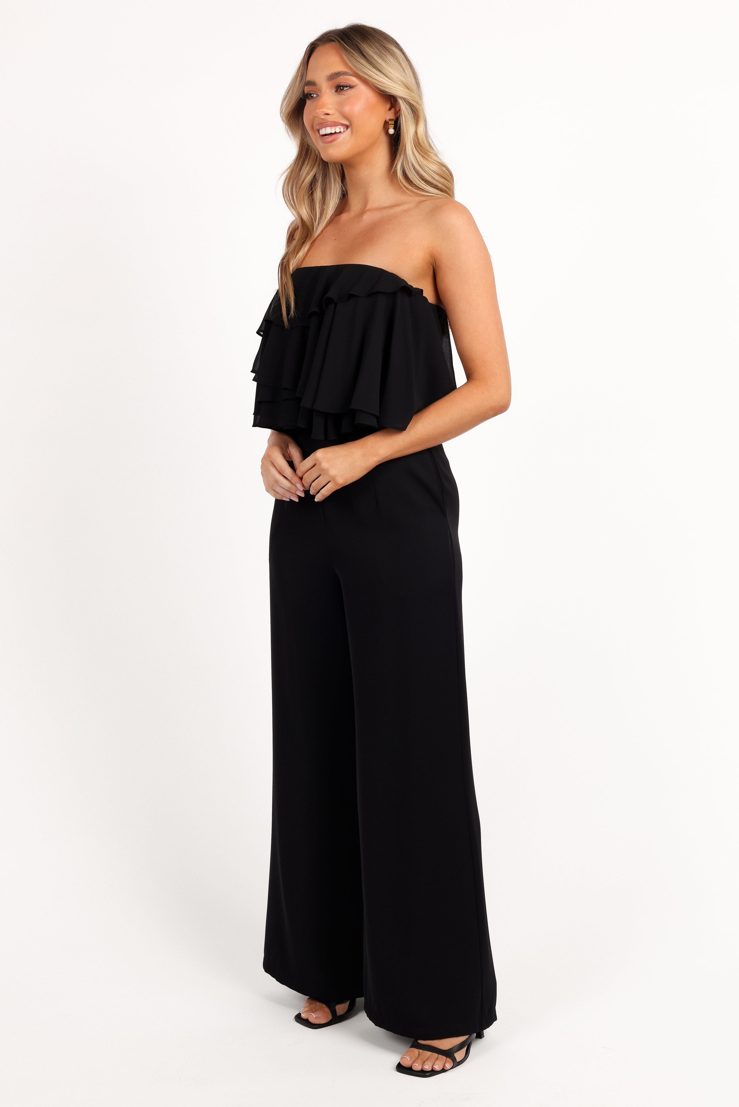 Petal and Pup USA PLAYSUITS Georgiana Jumpsuit - Black