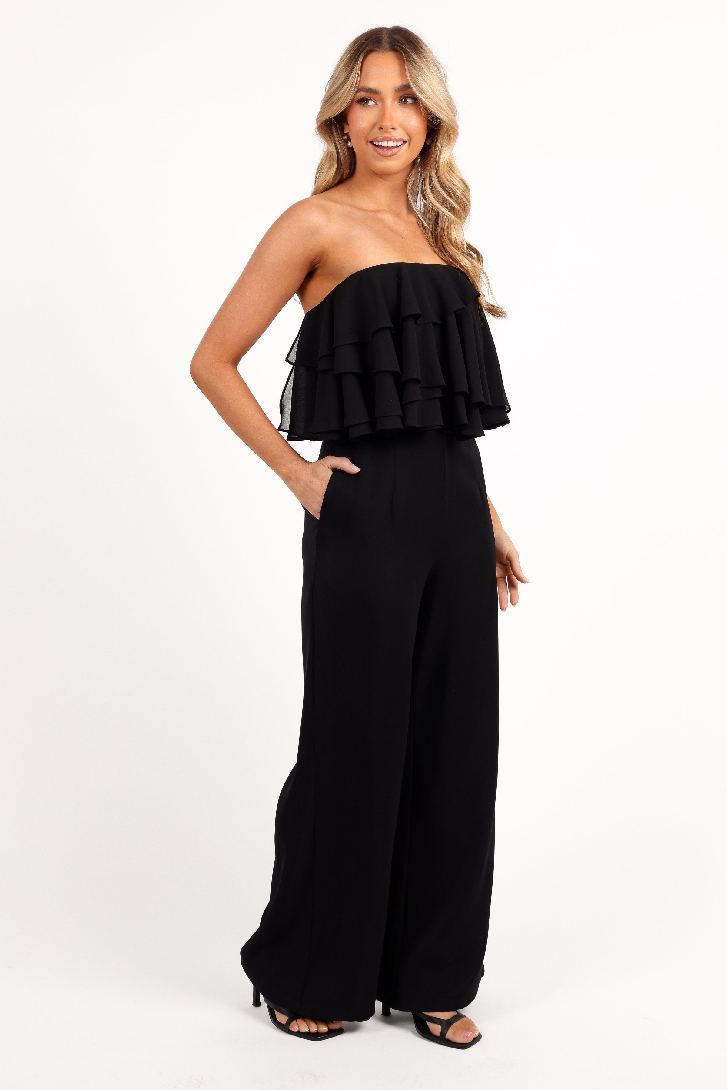 Petal and Pup USA PLAYSUITS Georgiana Jumpsuit - Black