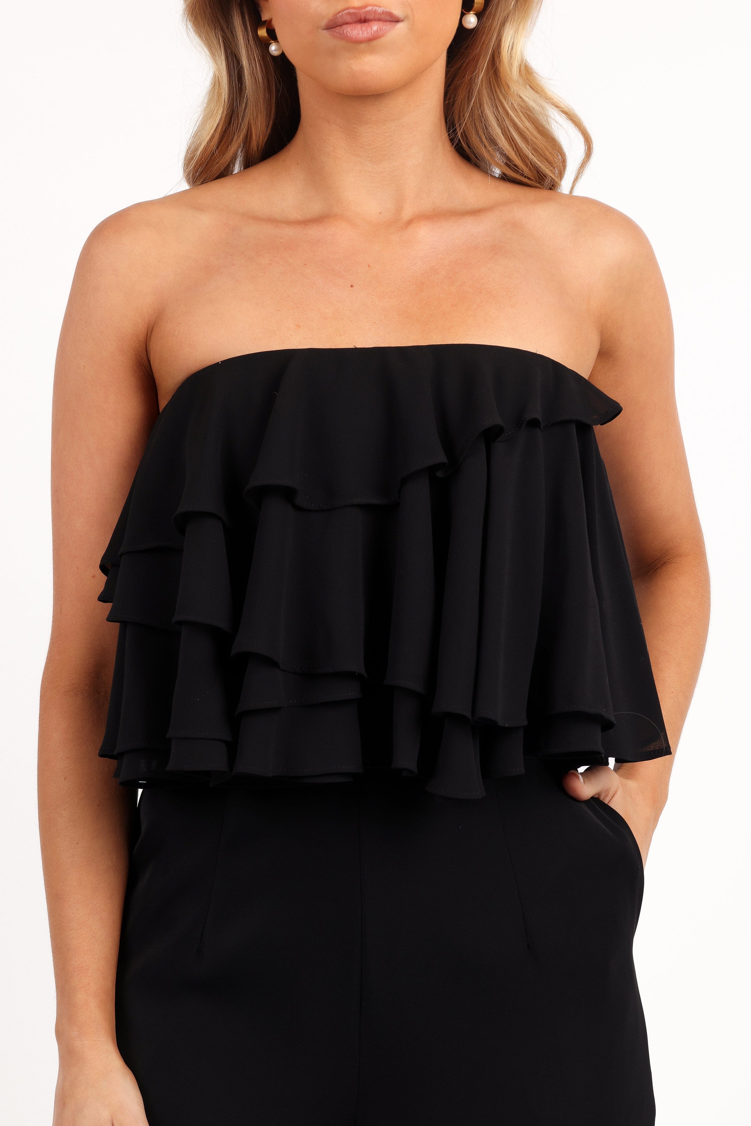 Petal and Pup USA PLAYSUITS Georgiana Jumpsuit - Black