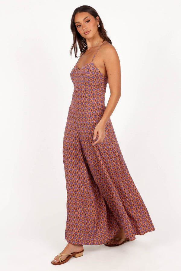 Petal and Pup USA PLAYSUITS Harlee Wide Leg Jumpsuit - Orange