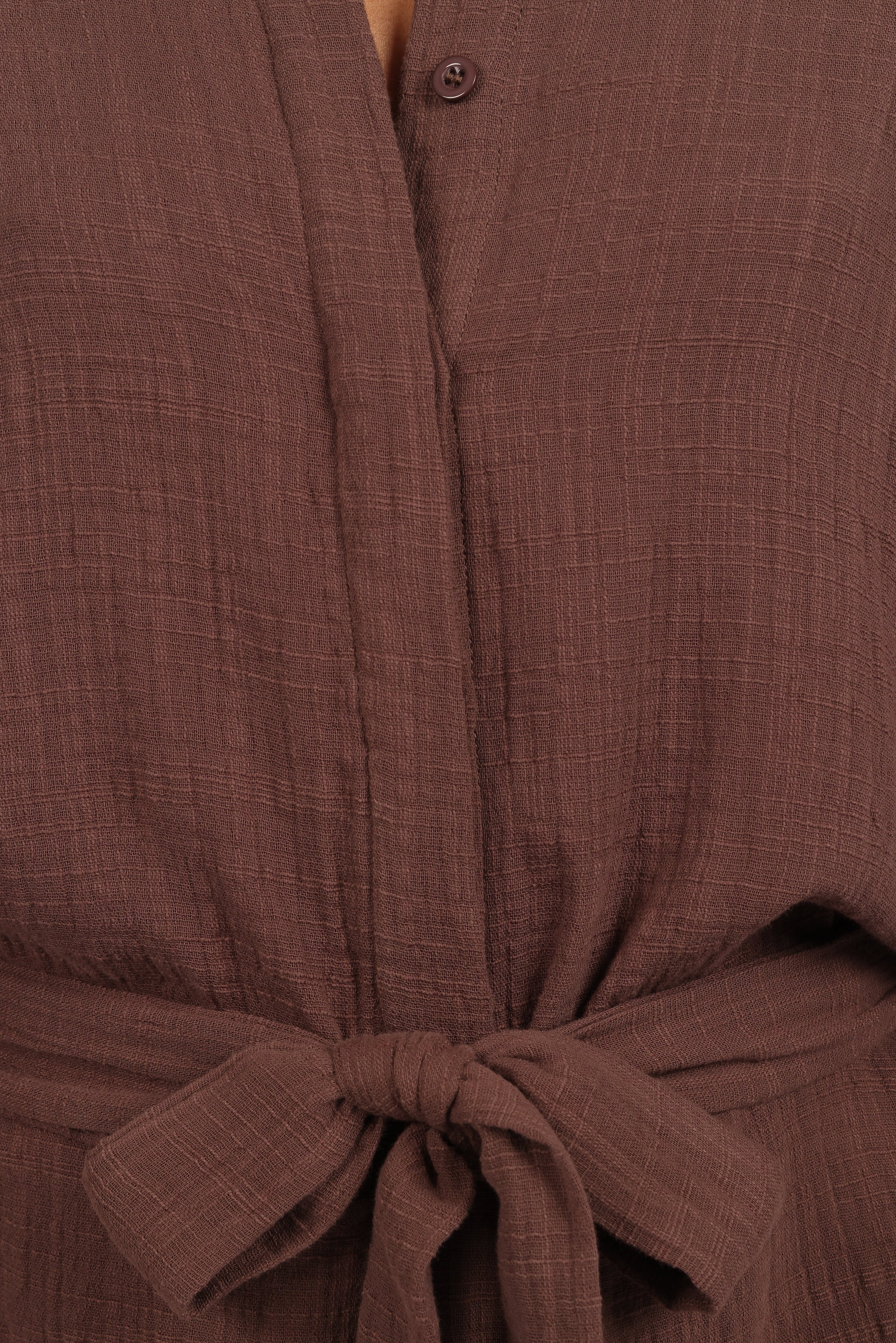 Petal and Pup USA PLAYSUITS Jemmy Romper - Chocolate Brown