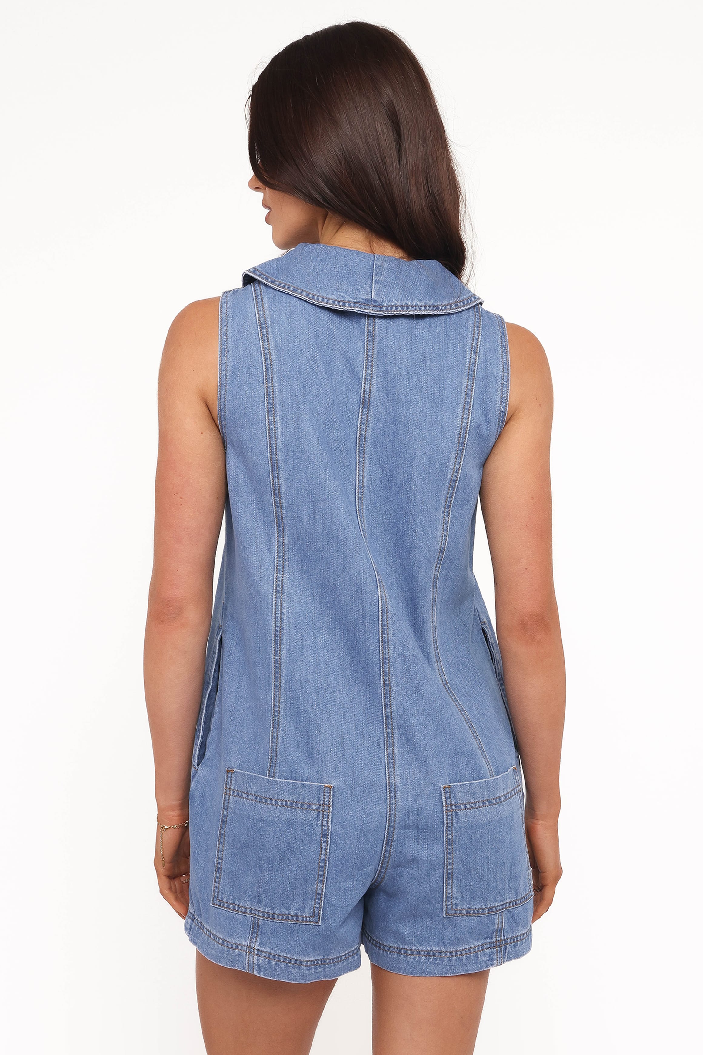 Petal and Pup USA PLAYSUITS Jules Romper - M Denim