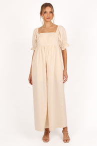 Petal and Pup USA PLAYSUITS Juliette Jumpsuit - Ecru