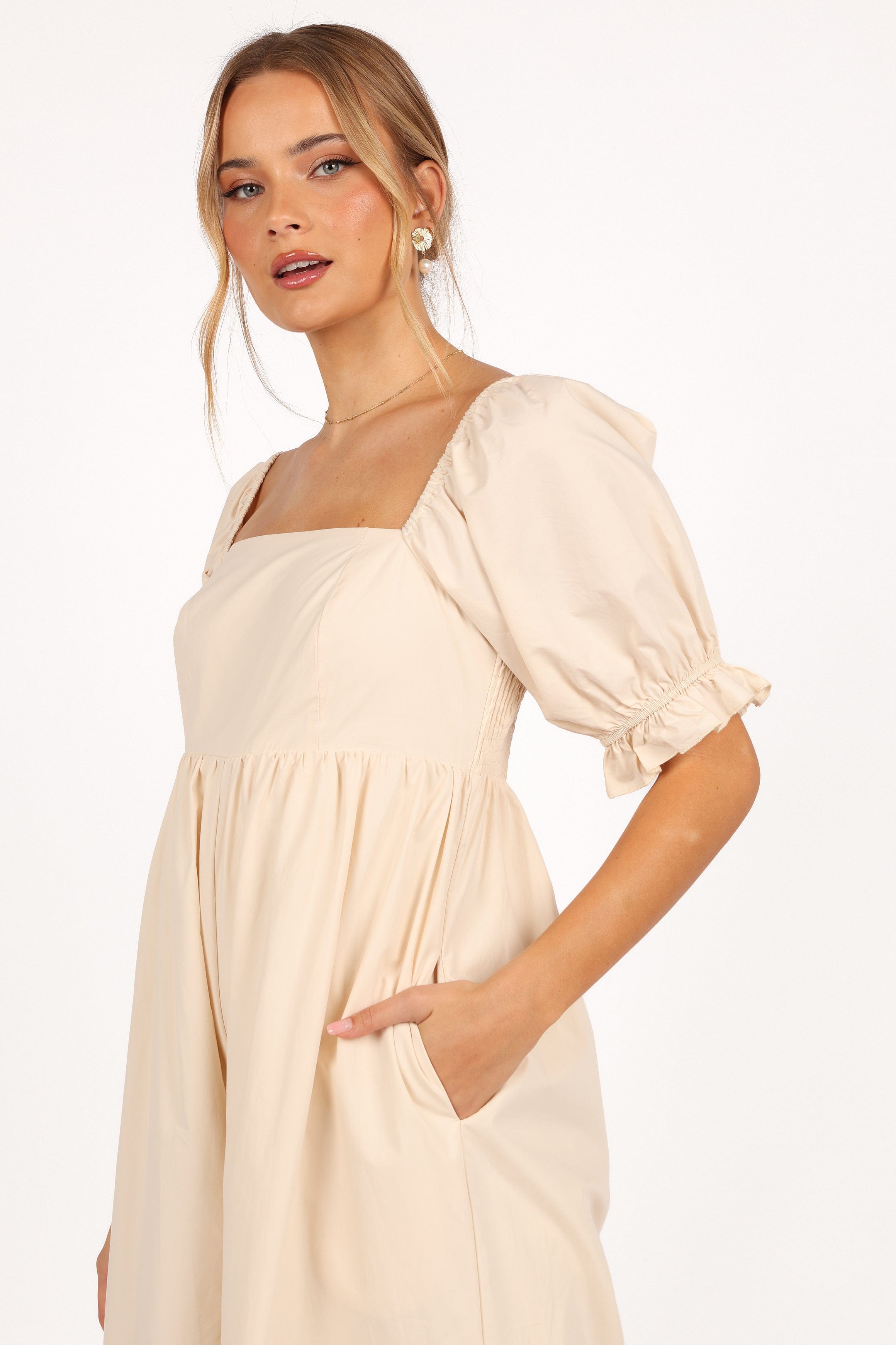Petal and Pup USA PLAYSUITS Juliette Jumpsuit - Ecru