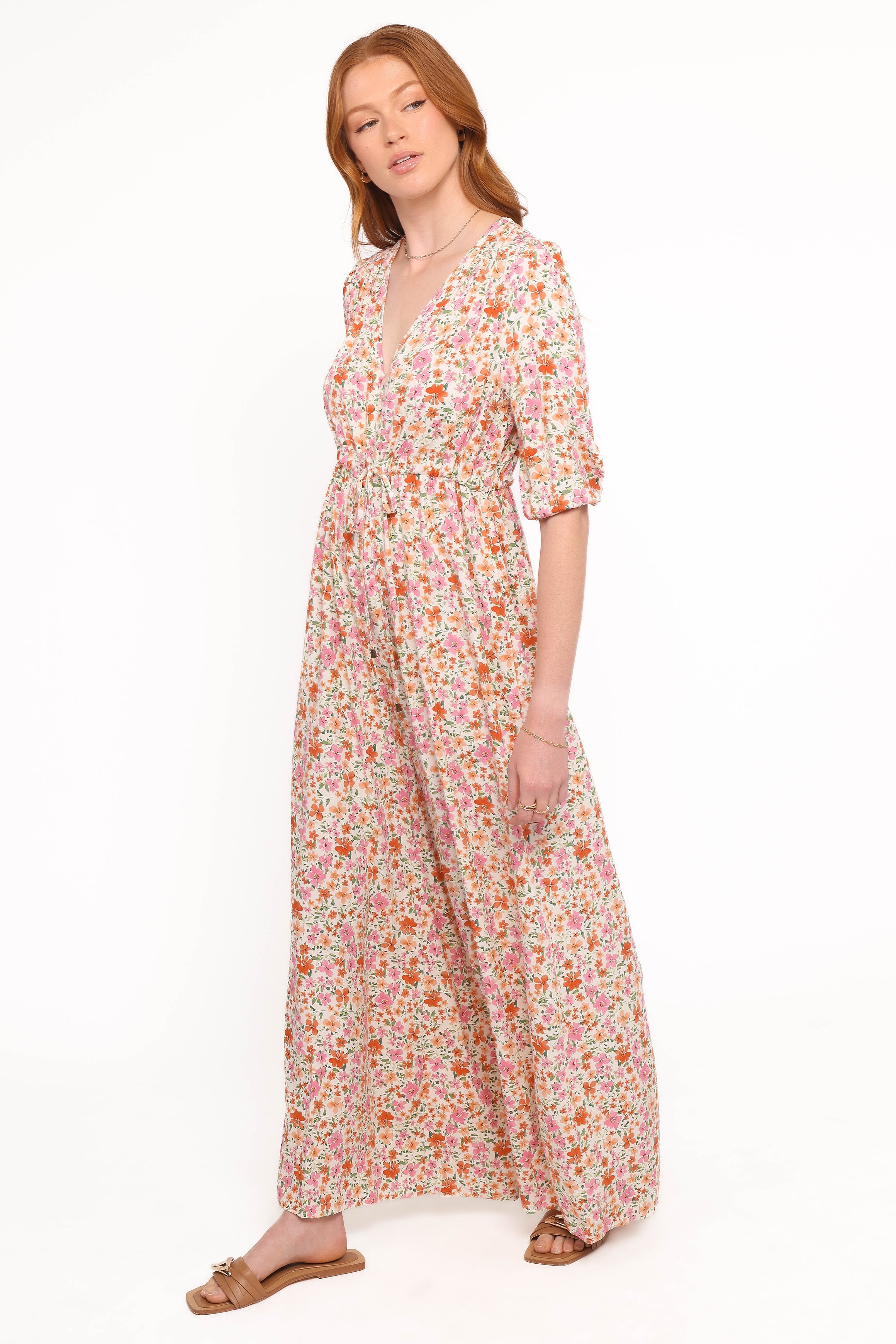 Petal and Pup USA PLAYSUITS Kelda Jumpsuit - Beige