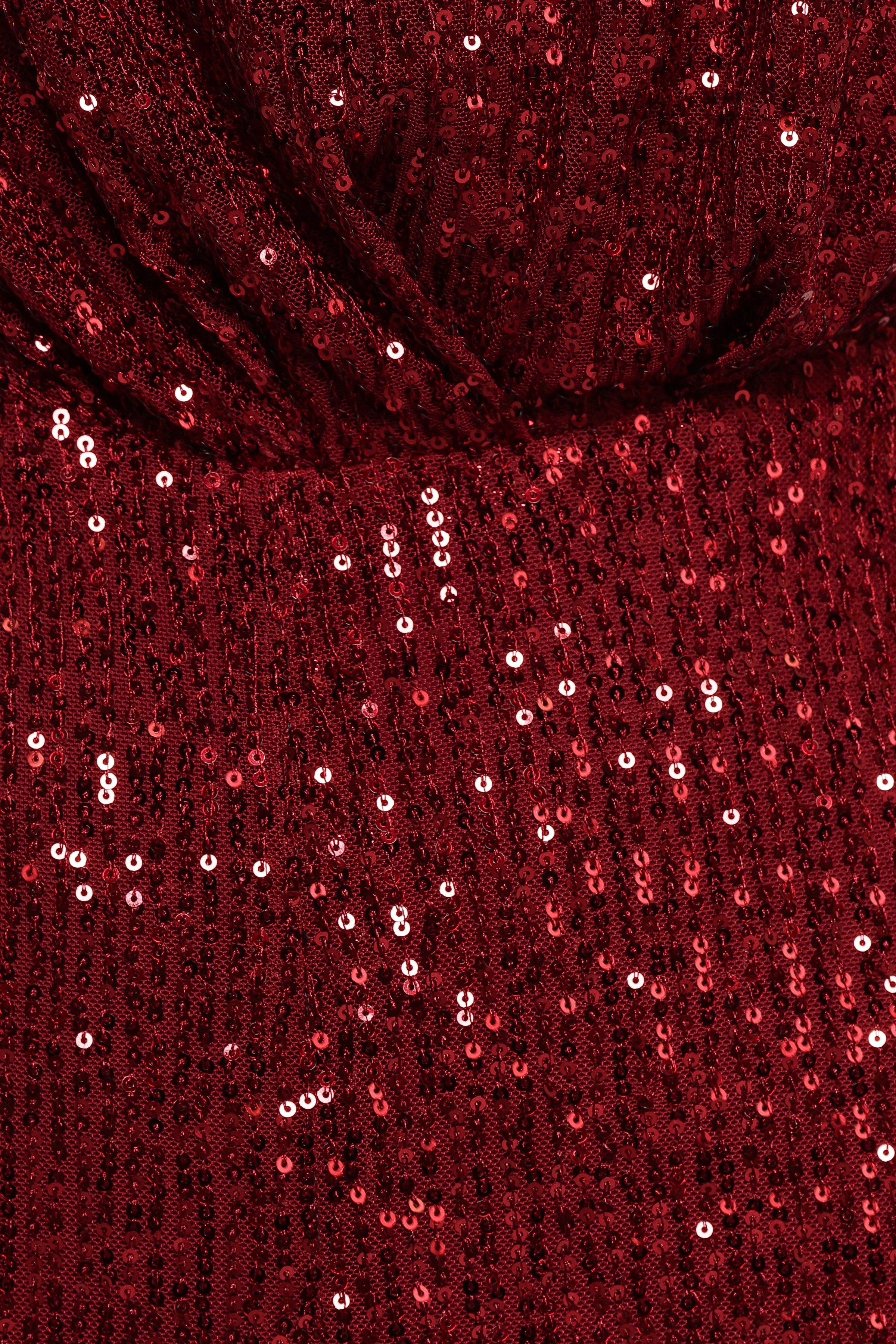 Petal and Pup USA PLAYSUITS Khianna Sequin One Shoulder Jumpsuit - Red