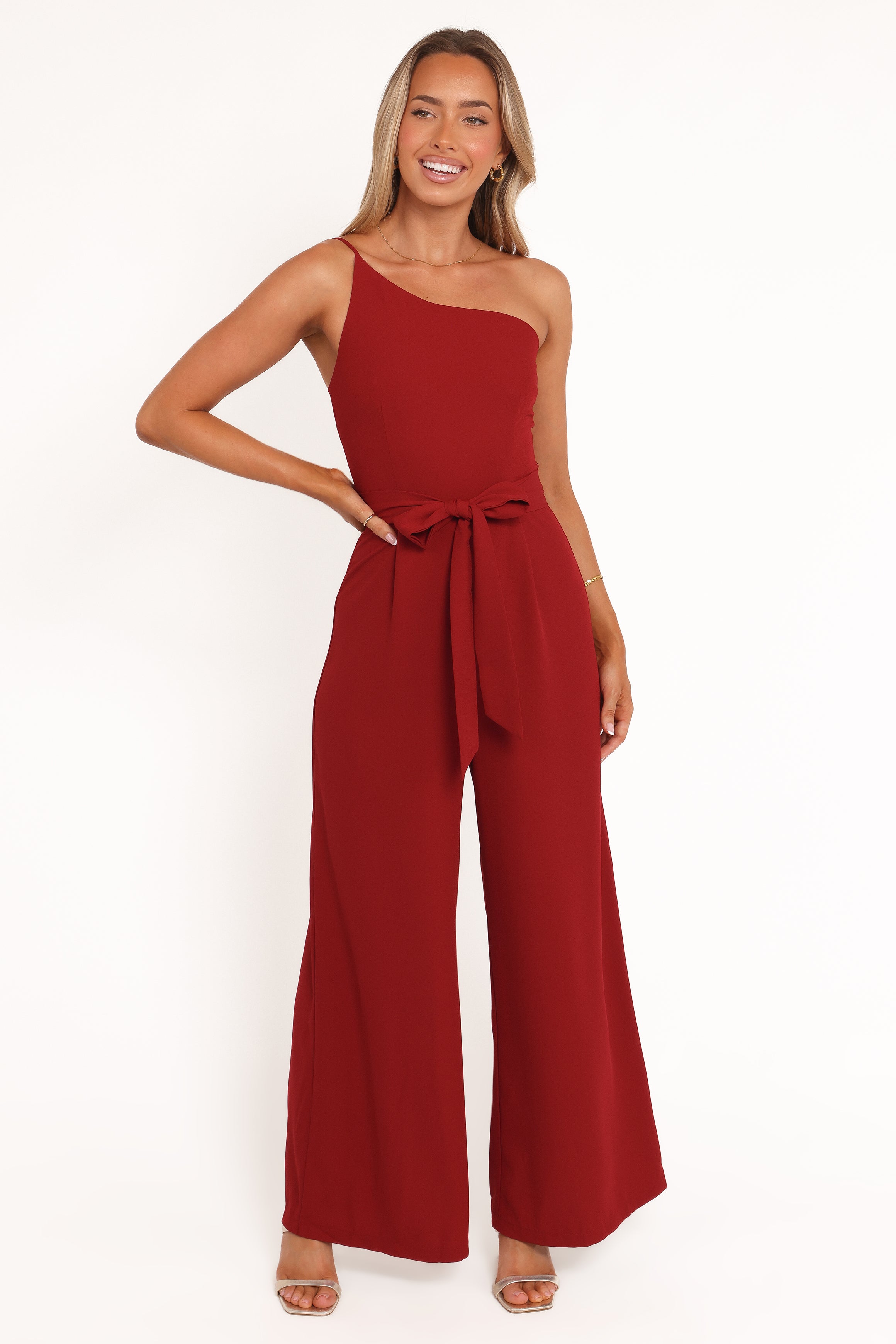 Petal and Pup USA PLAYSUITS Leyton Jumpsuit - Deep Red