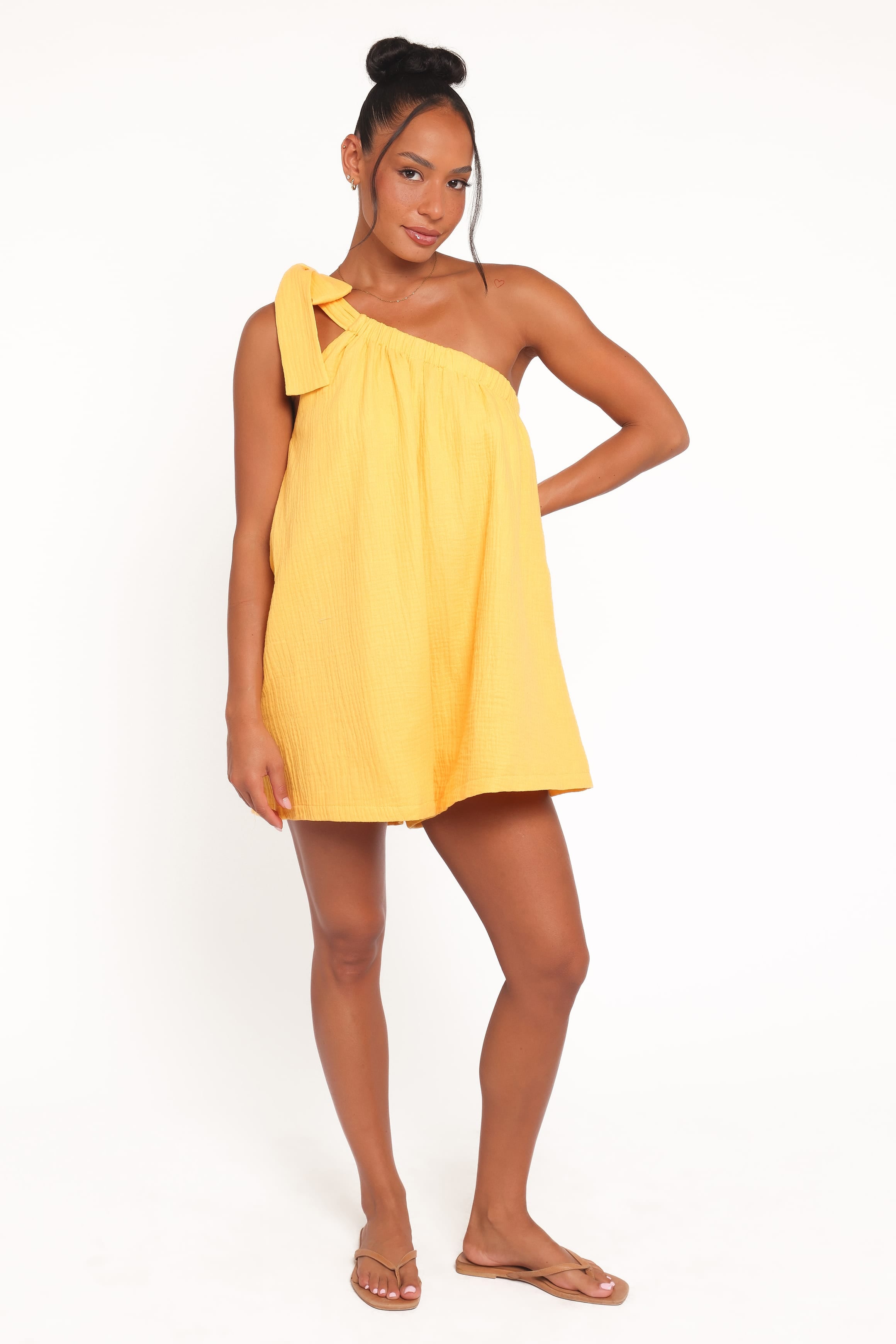 Miffy One Shoulder Romper - Mango | Petal & Pup USA