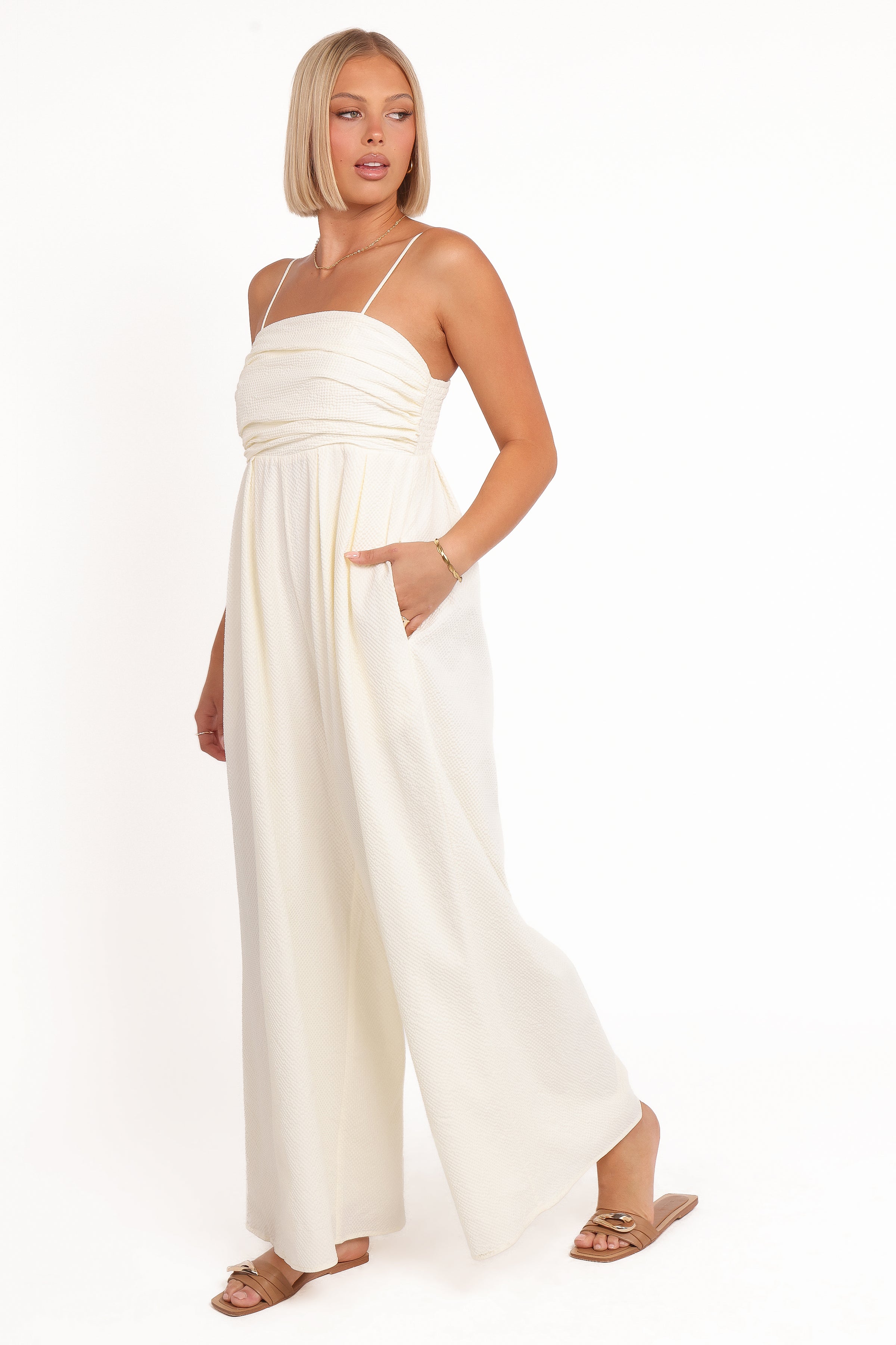 Petal and Pup USA PLAYSUITS Pricilla Jumpsuit - Butter