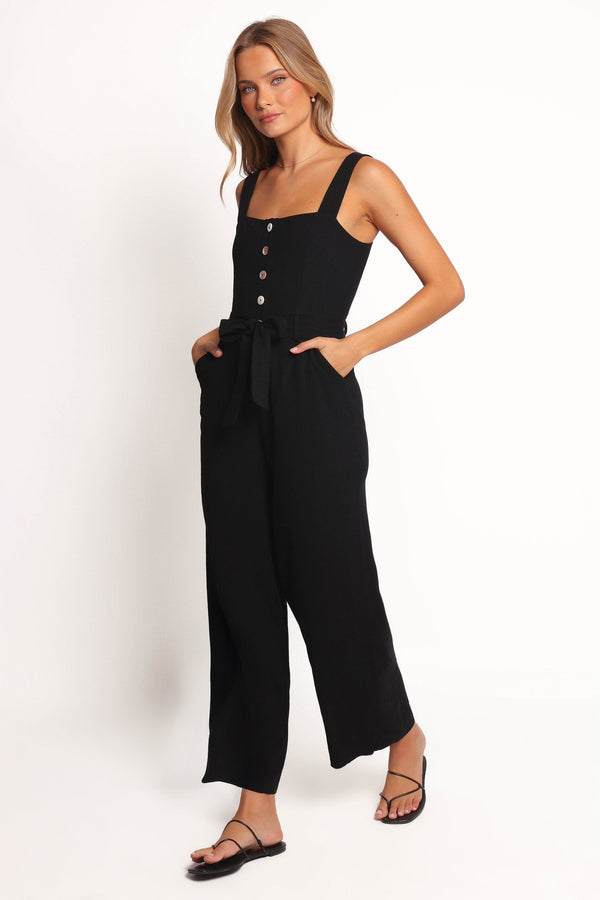 Petal and Pup USA PLAYSUITS Rachel Jumpsuit - Black