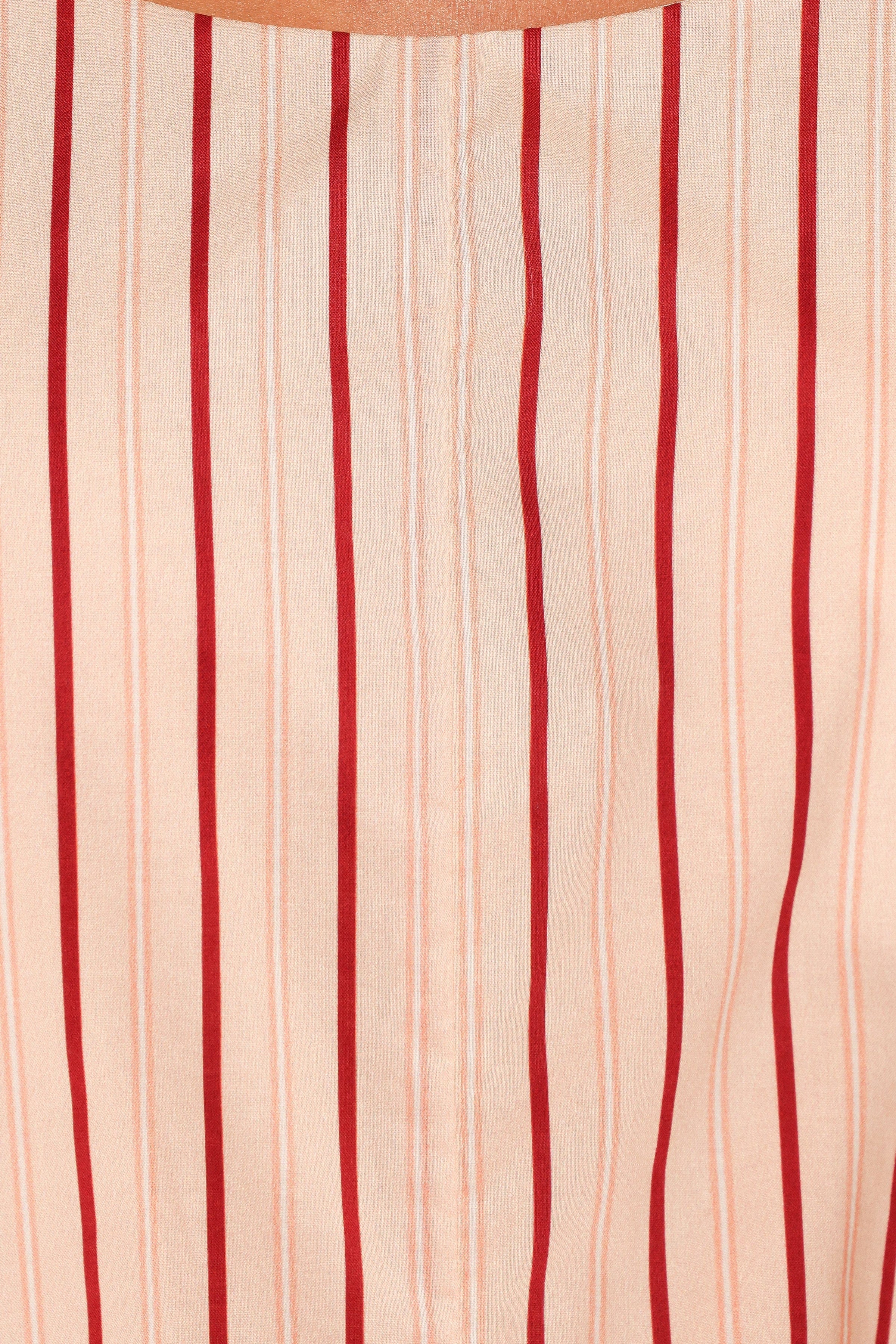 Petal and Pup USA PLAYSUITS Scobbie Romper - Pink Stripe (Hold for Rack)