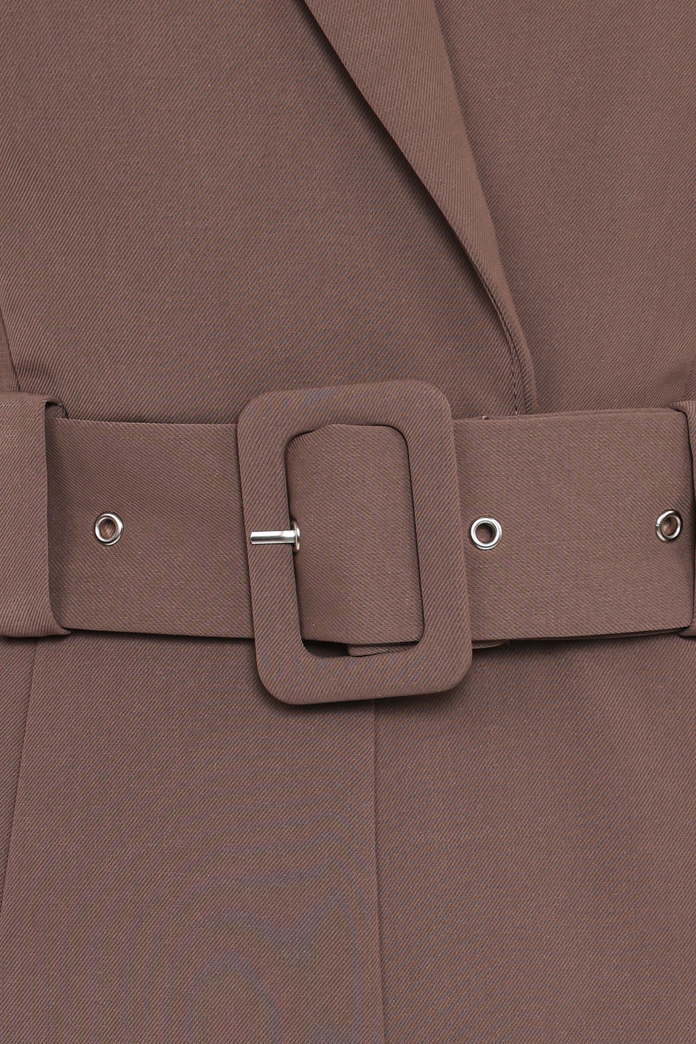 Petal and Pup USA PLAYSUITS Sienna Belted Jumpsuit - Khaki Brown