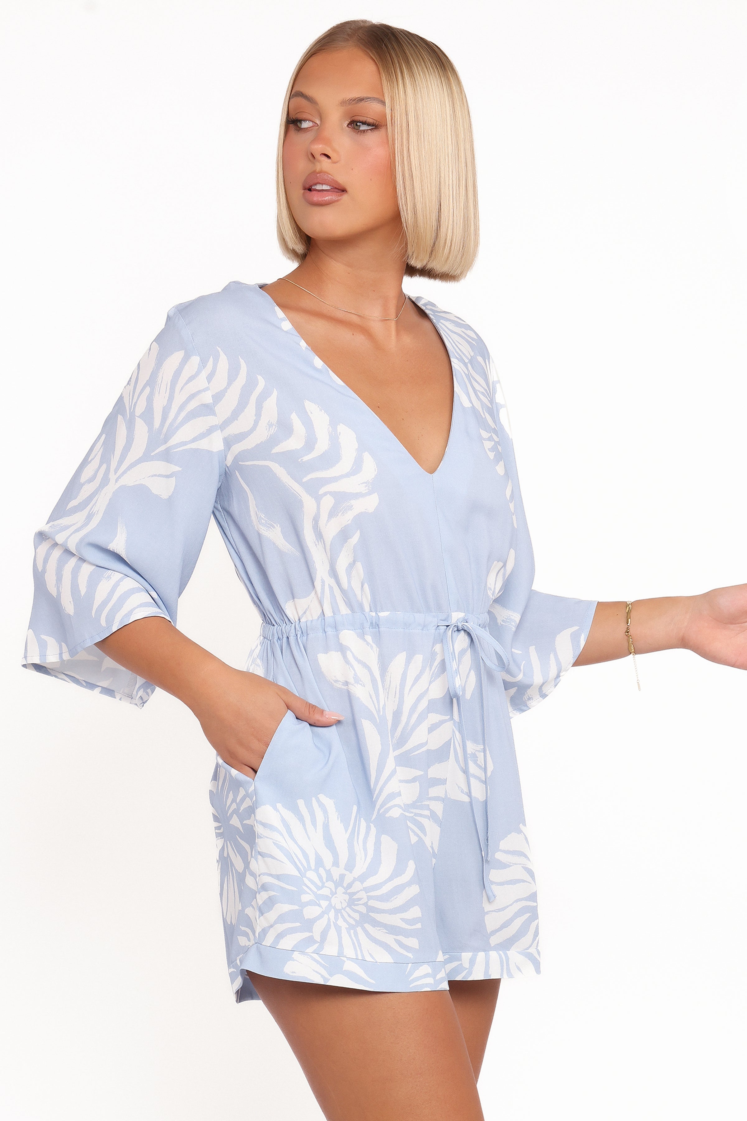 Petal and Pup USA PLAYSUITS Tiff Romper - Shell Print