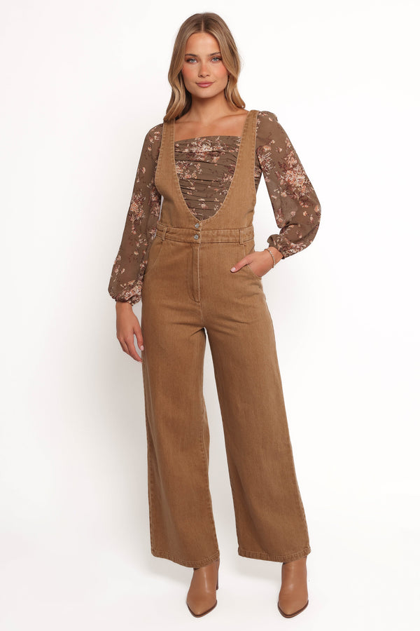 Petal and Pup USA PLAYSUITS Vieve Jumpsuit - Brown