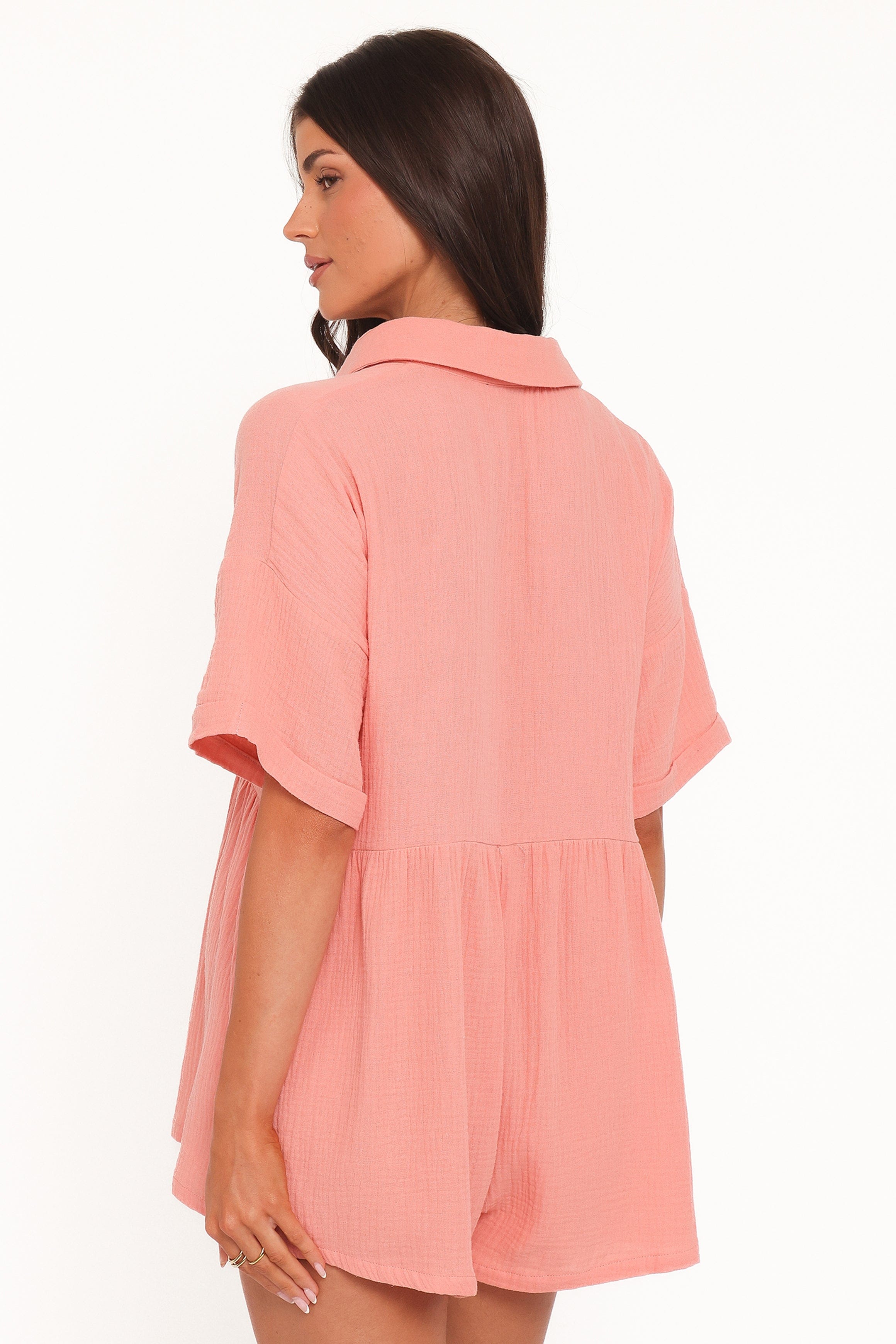 Petal and Pup USA PLAYSUITS Winny Romper - Orange Sherbet