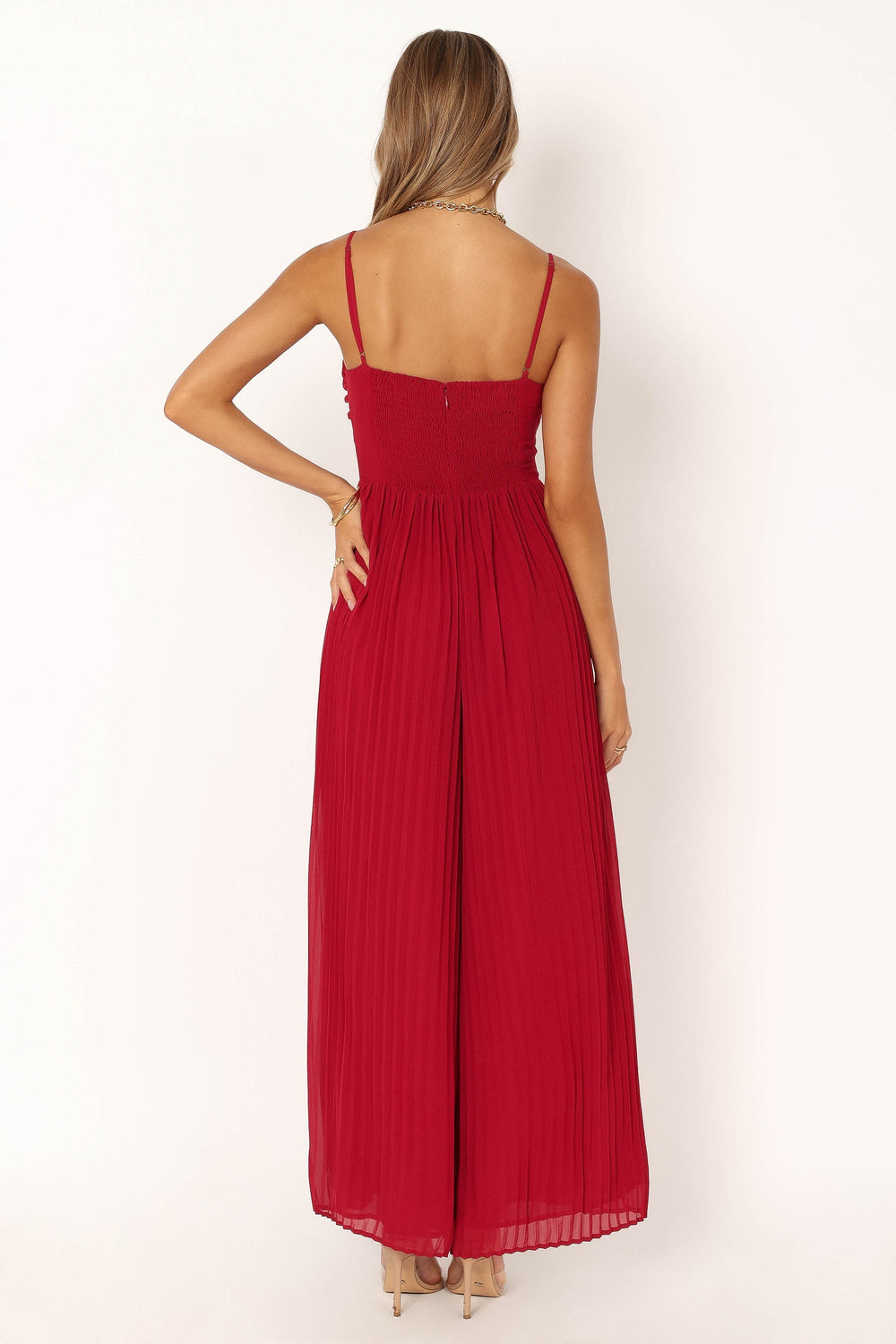 Petal and Pup USA Rompers Alice Wide Leg Jumpsuit - Red