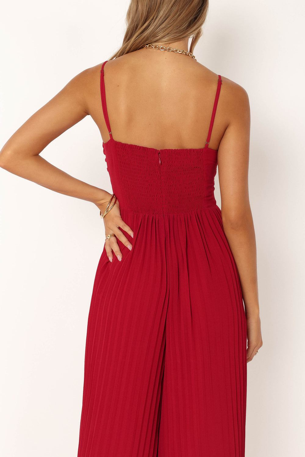 Petal and Pup USA Rompers Alice Wide Leg Jumpsuit - Red